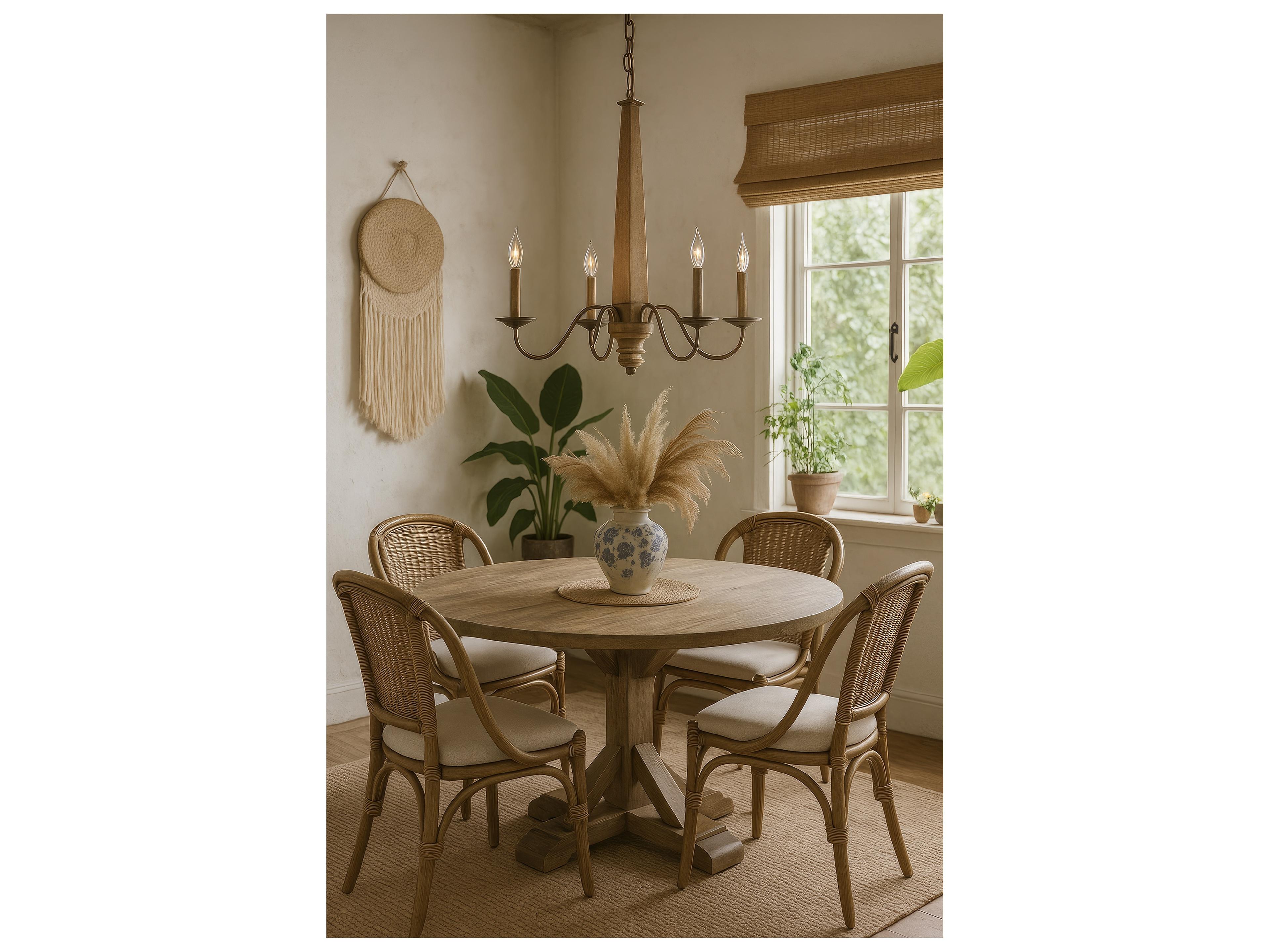 Varaluz Dinner At Brown Traditional Empire Chandelier