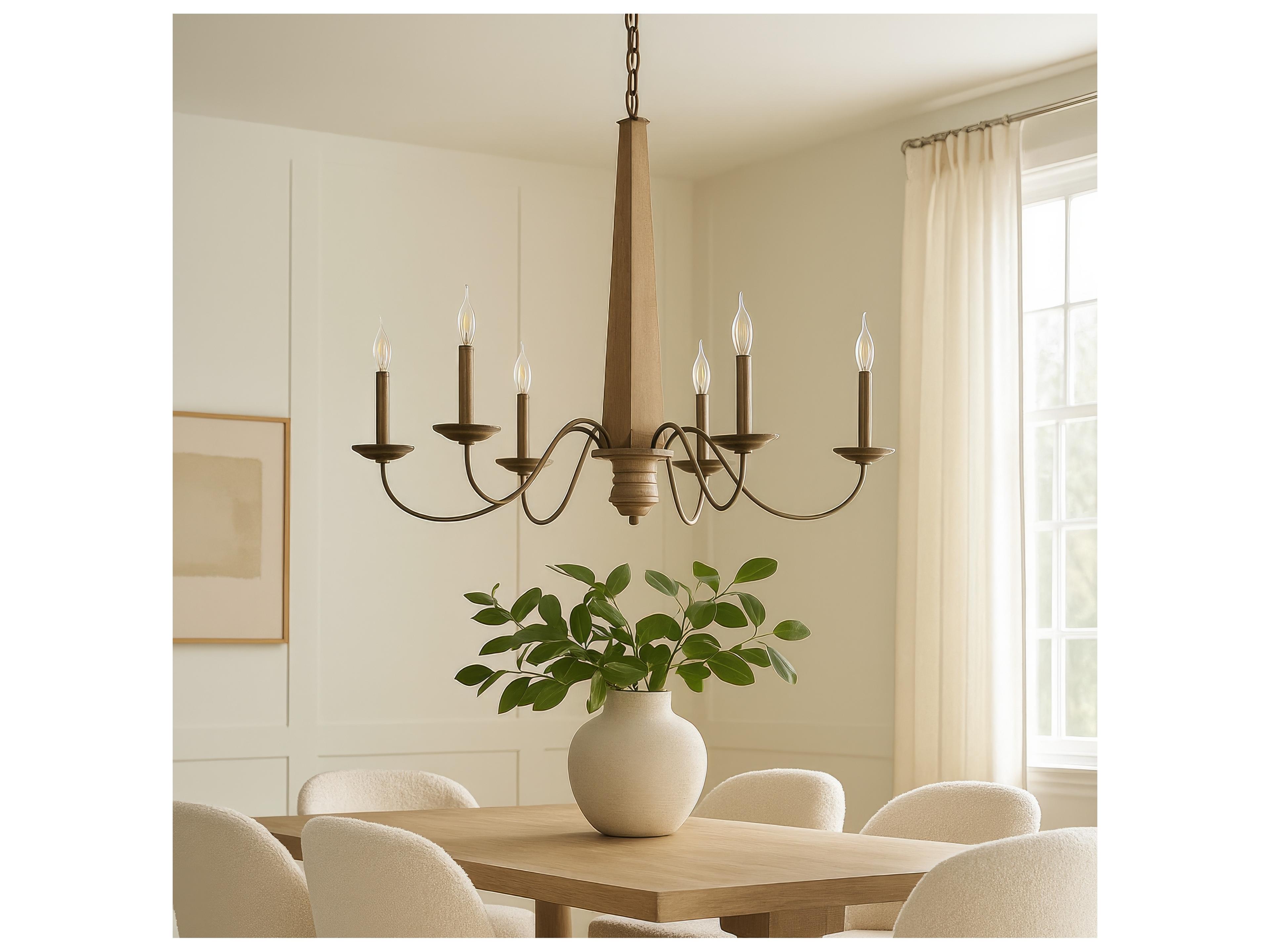 Varaluz Dinner At Brown Traditional Empire Chandelier