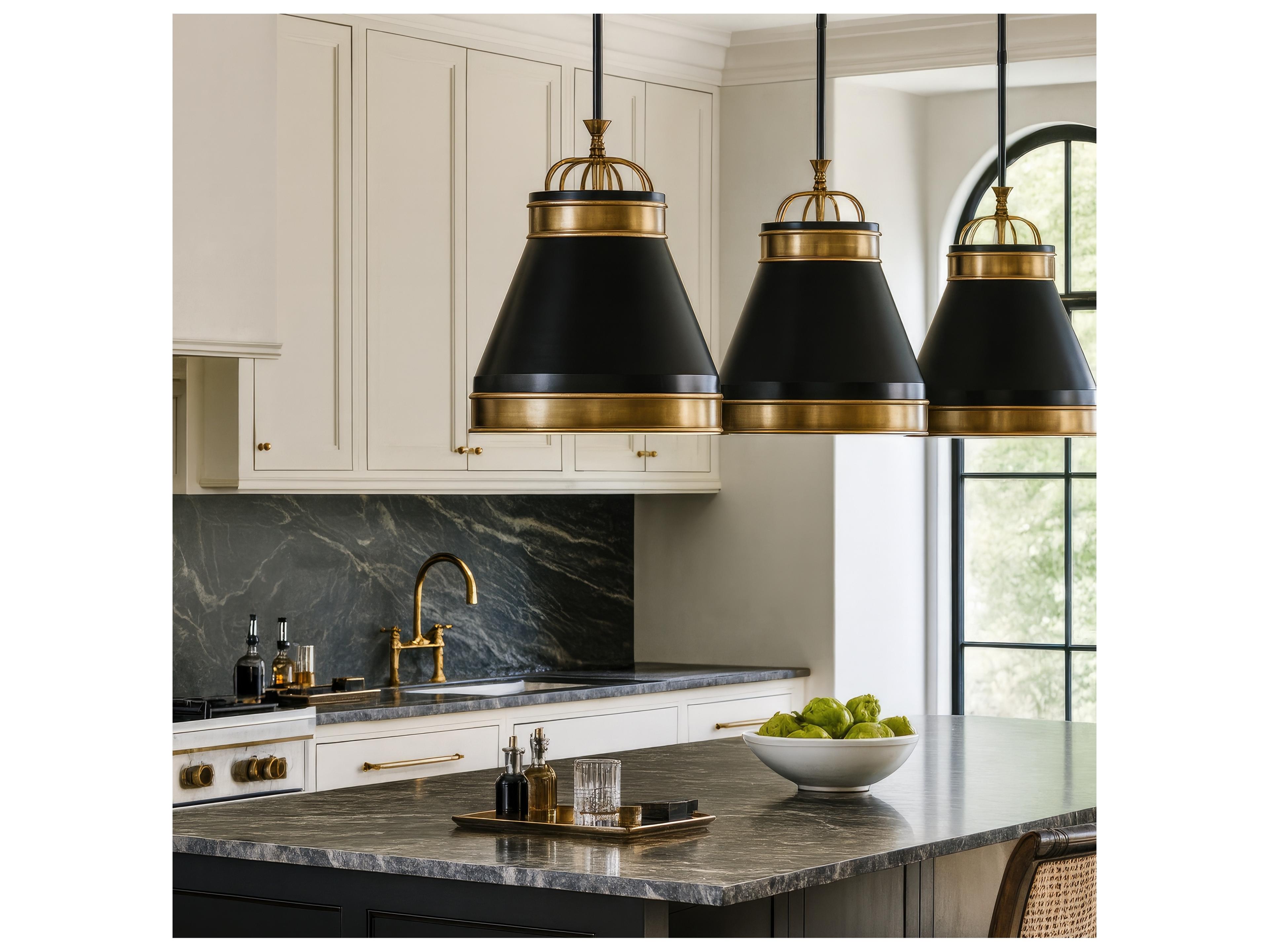 Varaluz Savarin Black Traditional Bell Pendant