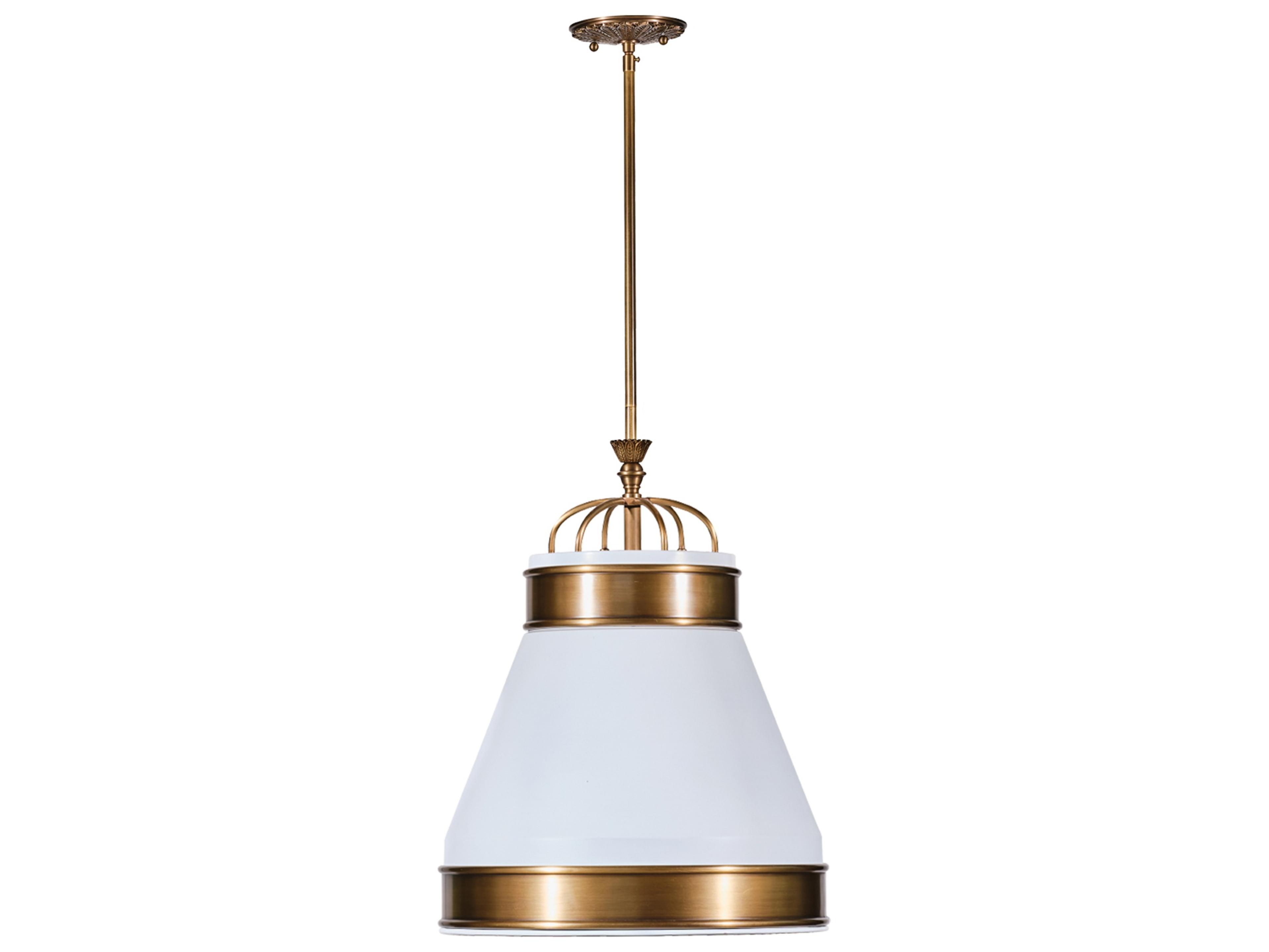 Savarin White Bell Pendant