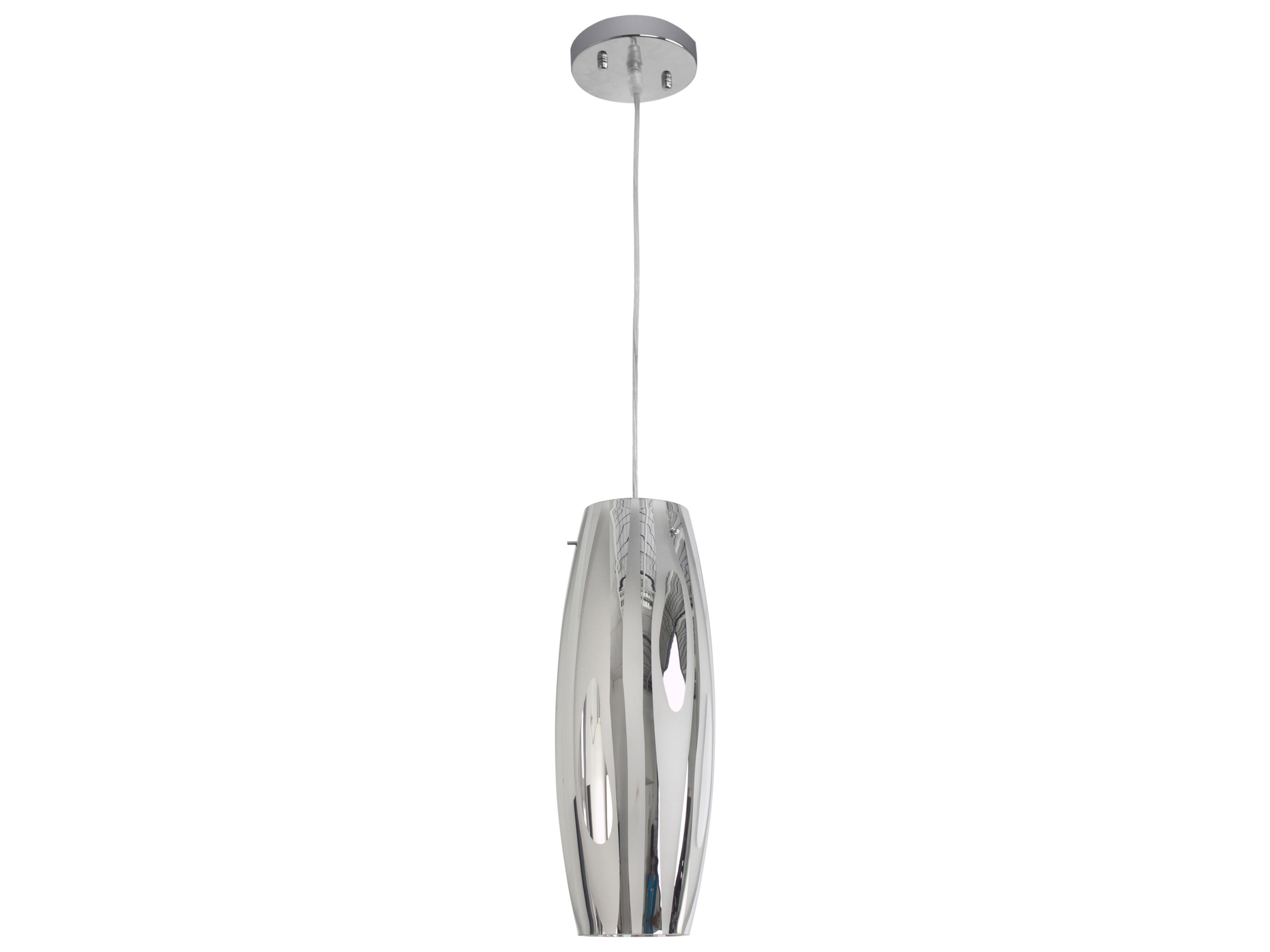 Varaluz Chroman Empire Silver Cylinder Mini Pendant