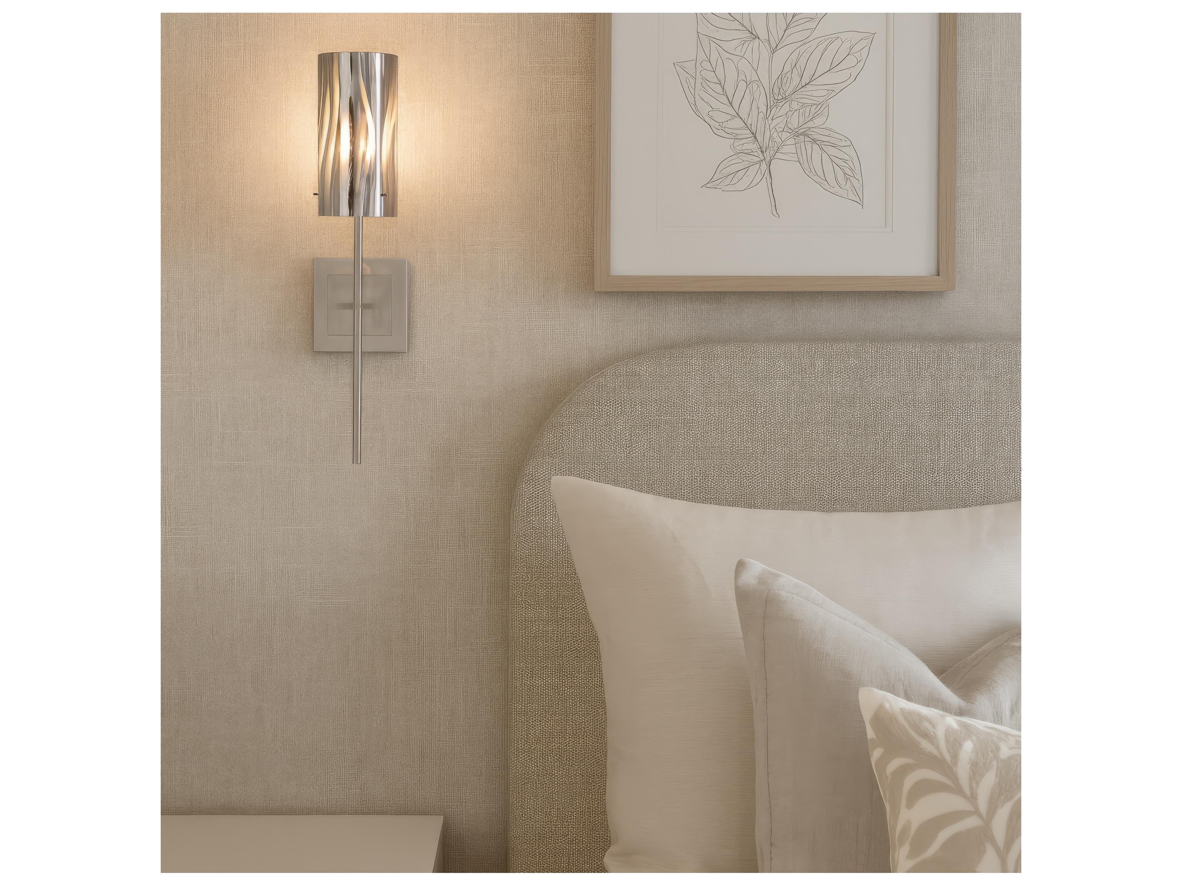 Varaluz Chroman Empire Silver Wall Sconce