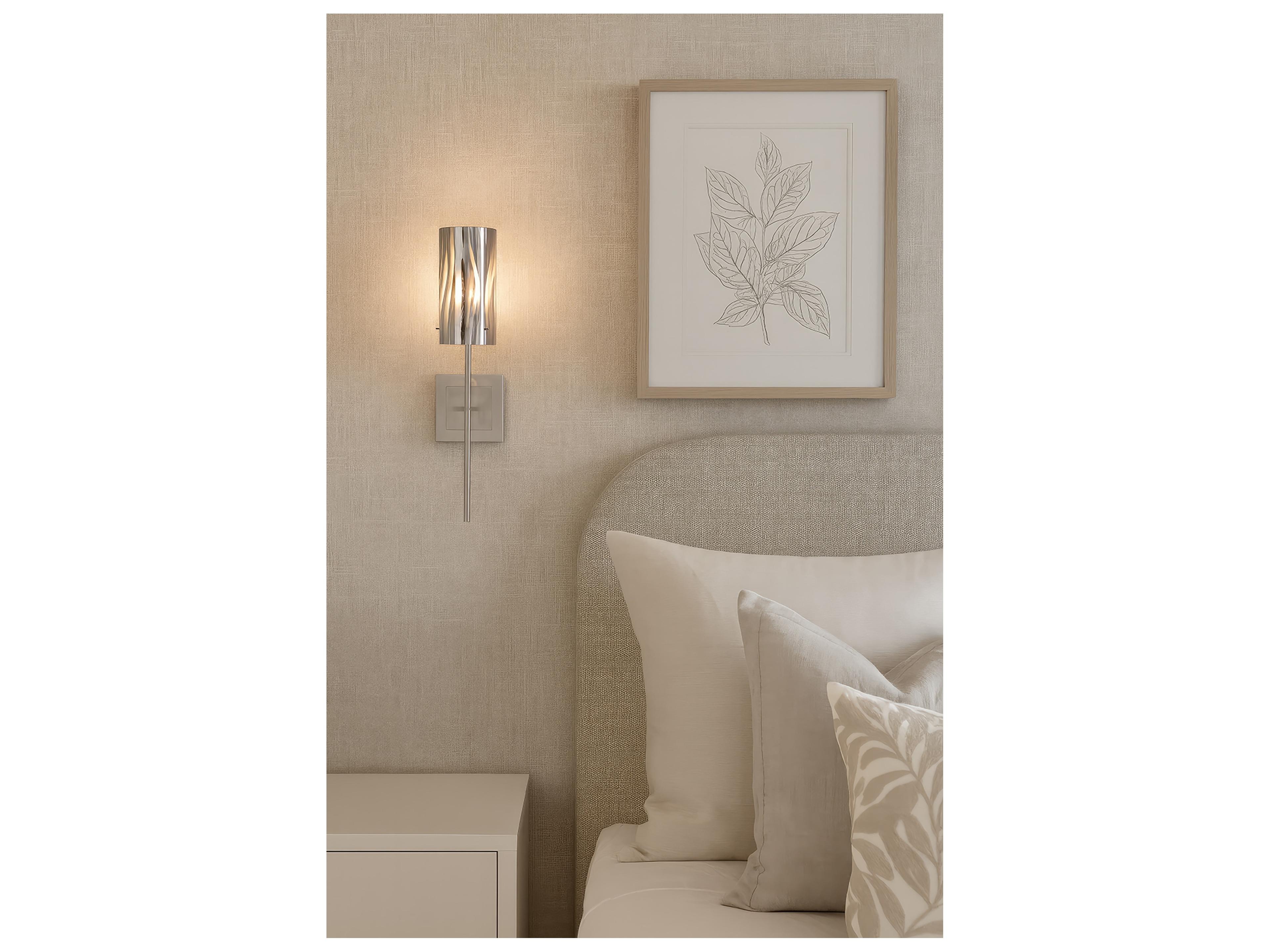 Varaluz Chroman Empire Silver Wall Sconce