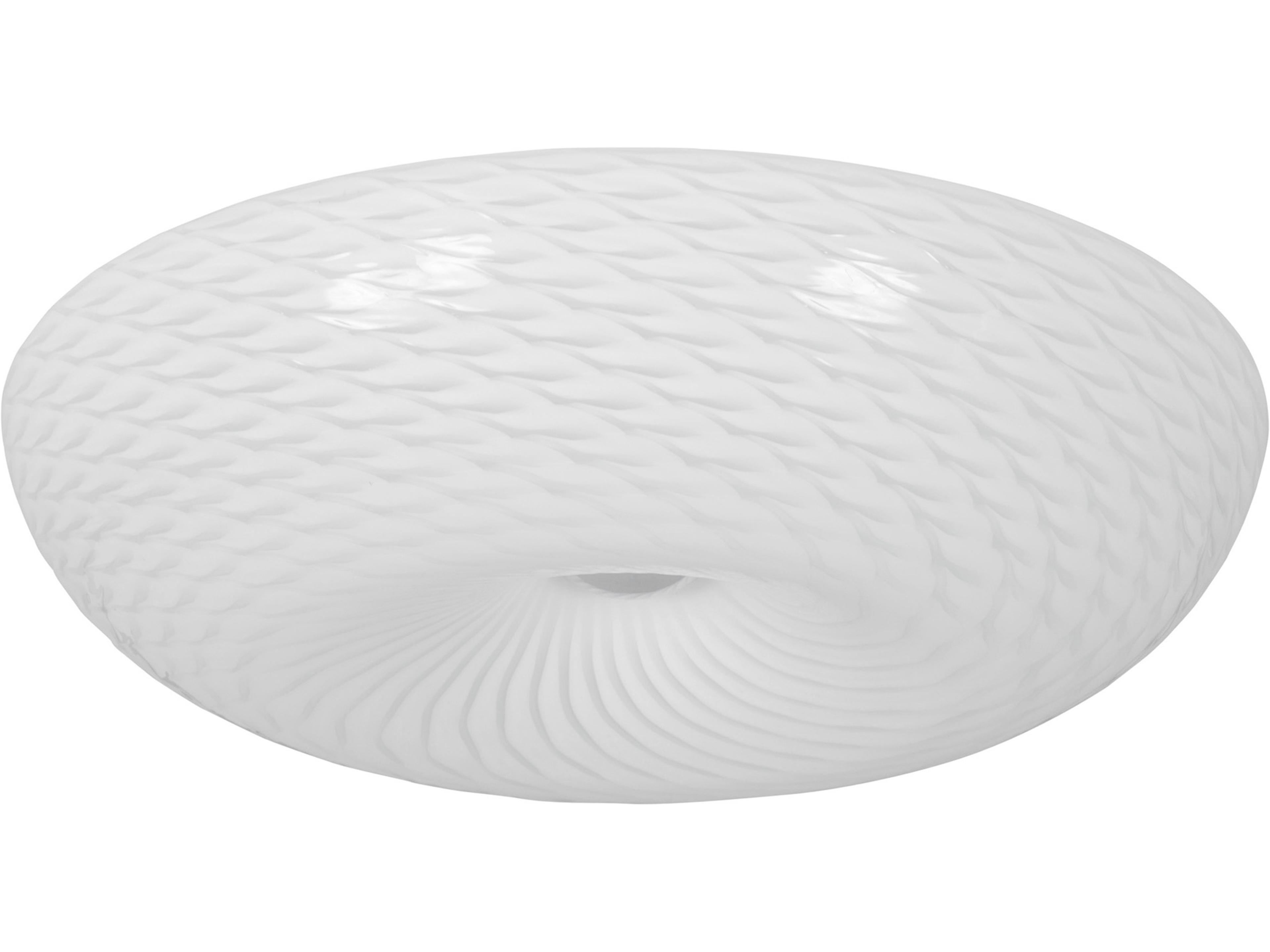 Varaluz Swirled Chrome Bowl Flush Mount