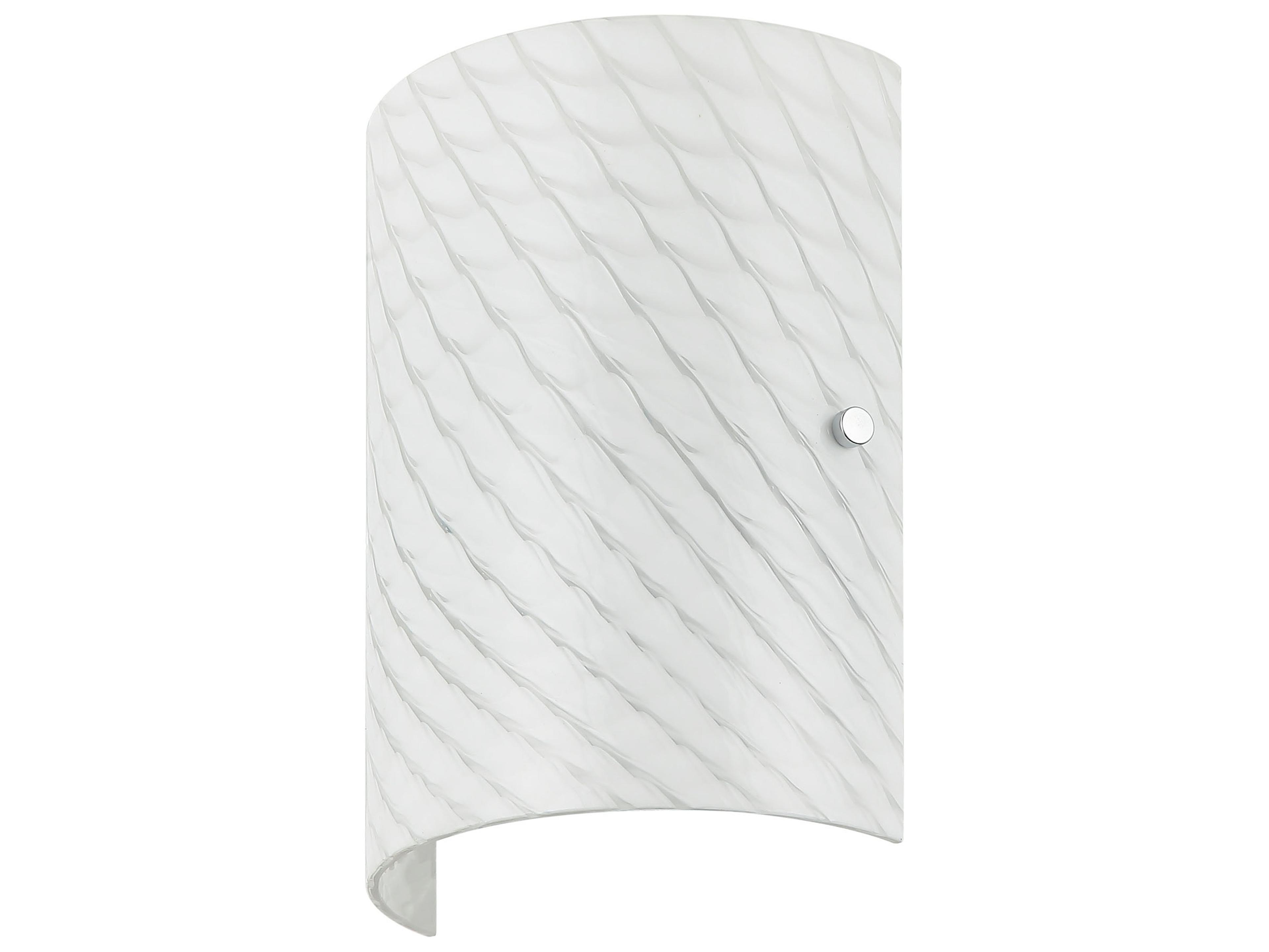 Varaluz Swirled Chrome Wall Sconce