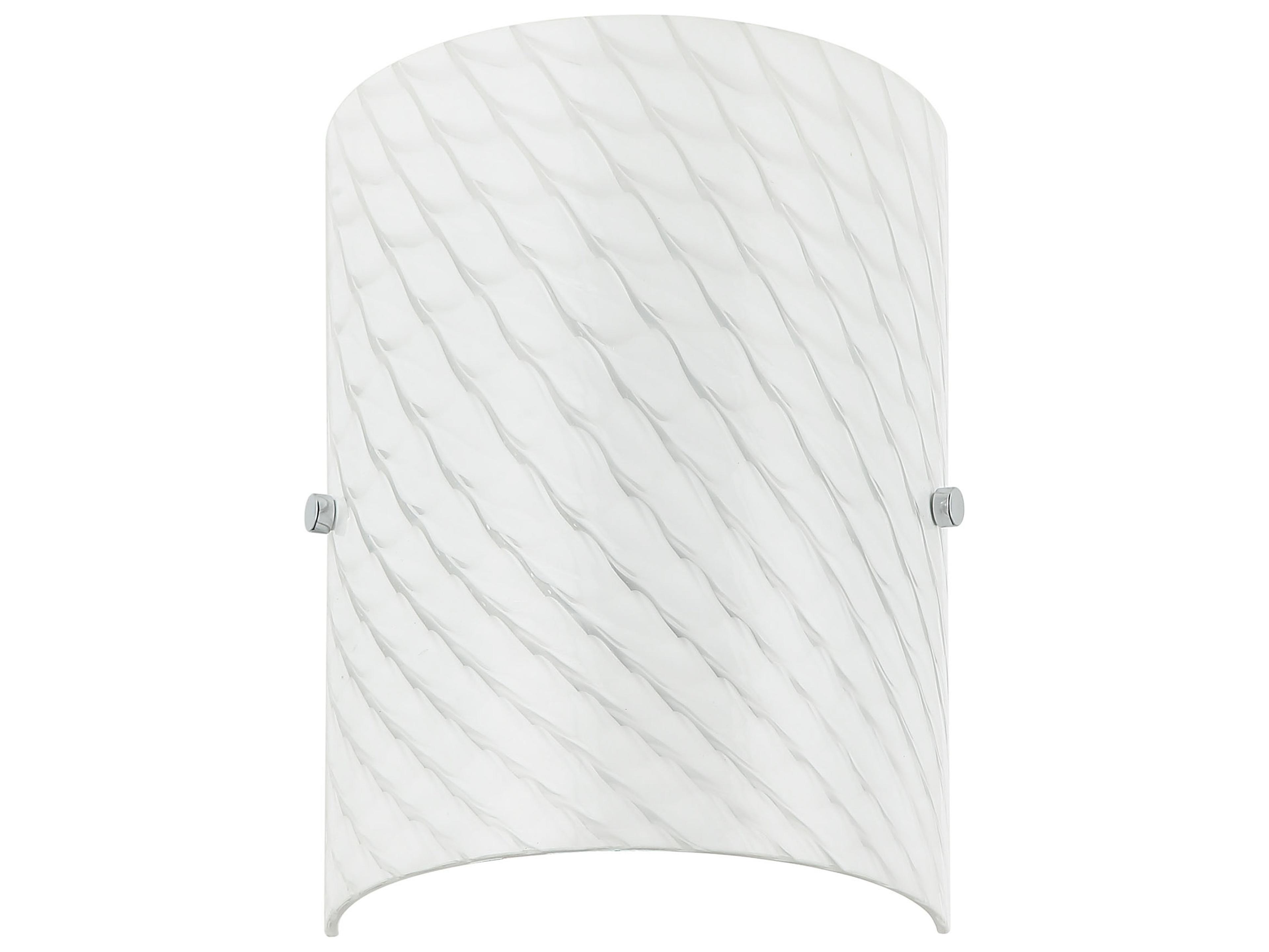 Varaluz Swirled Chrome Wall Sconce