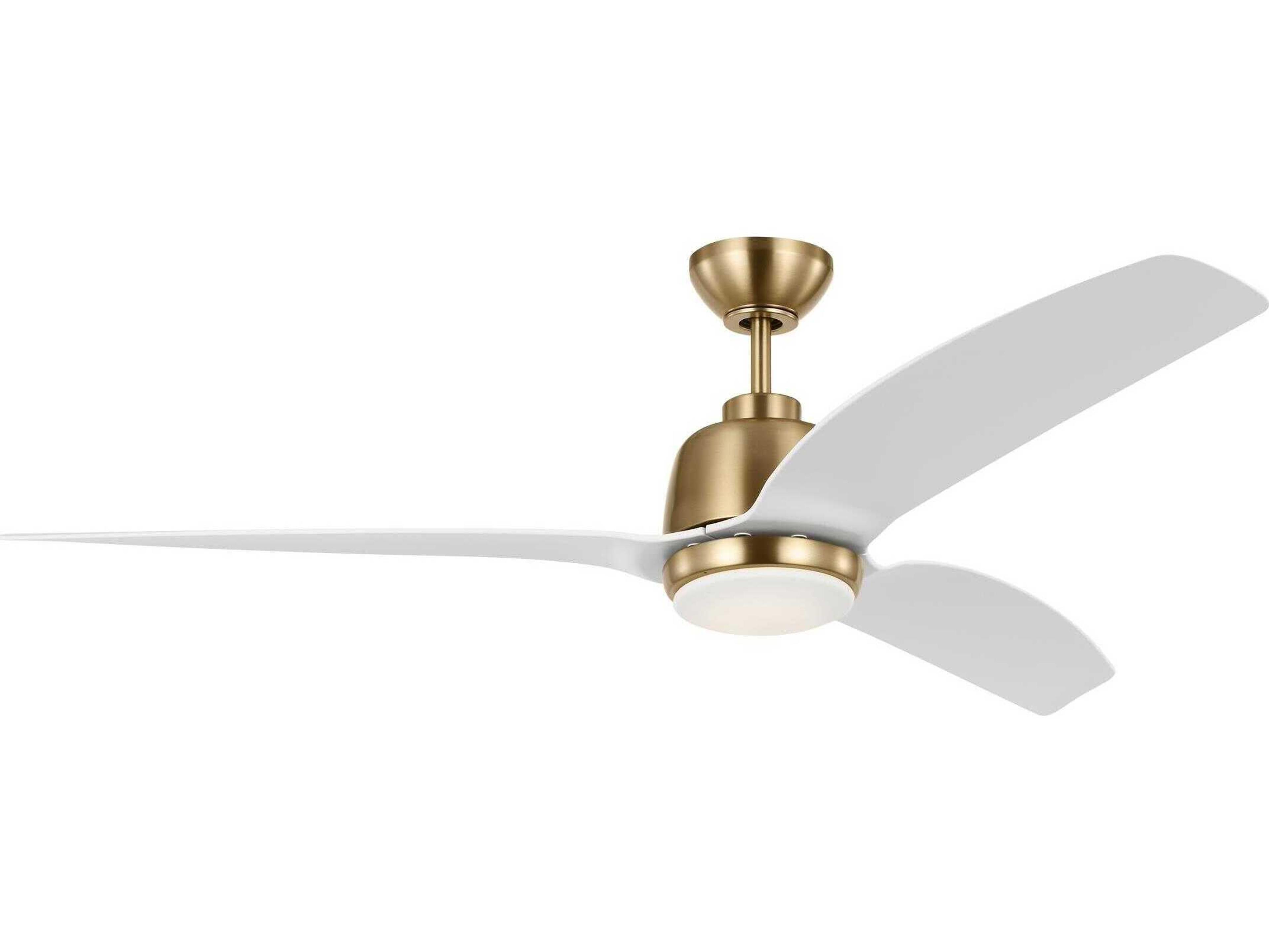 Avila 60 Inch Ceiling Fan in Satin Brass