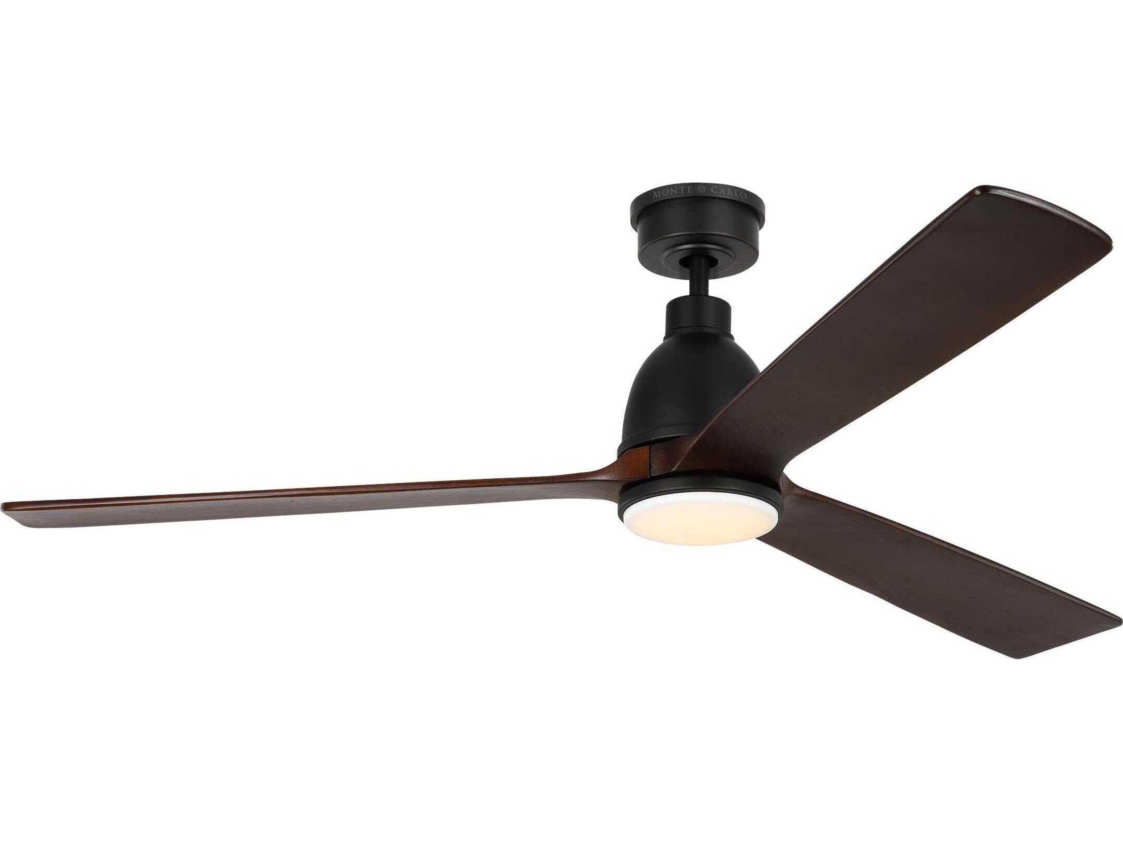Bryden 60 Inch Smart LED Ceiling Fan in Midnight Black