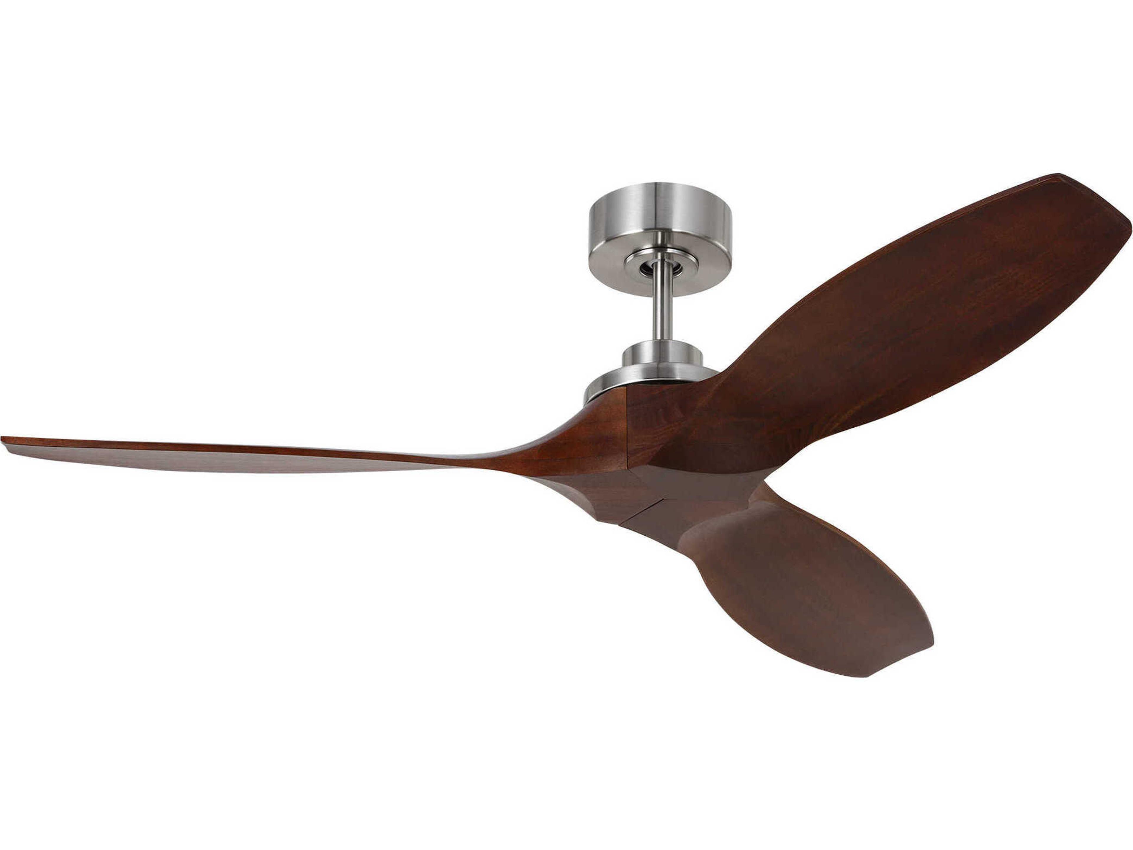Collins Smart 52 Inch Ceiling Fan in Brushed Steel