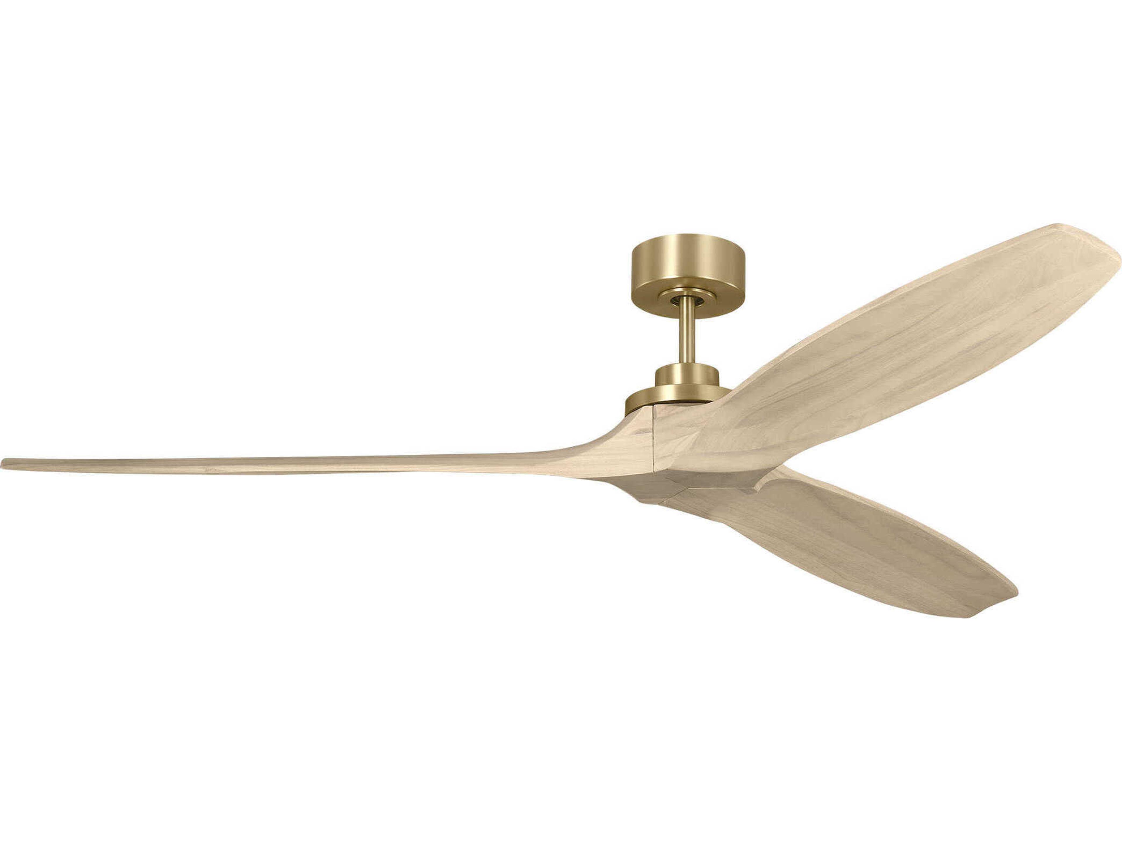Collins 70 Inch Smart Ceiling Fan in Burnished Brass