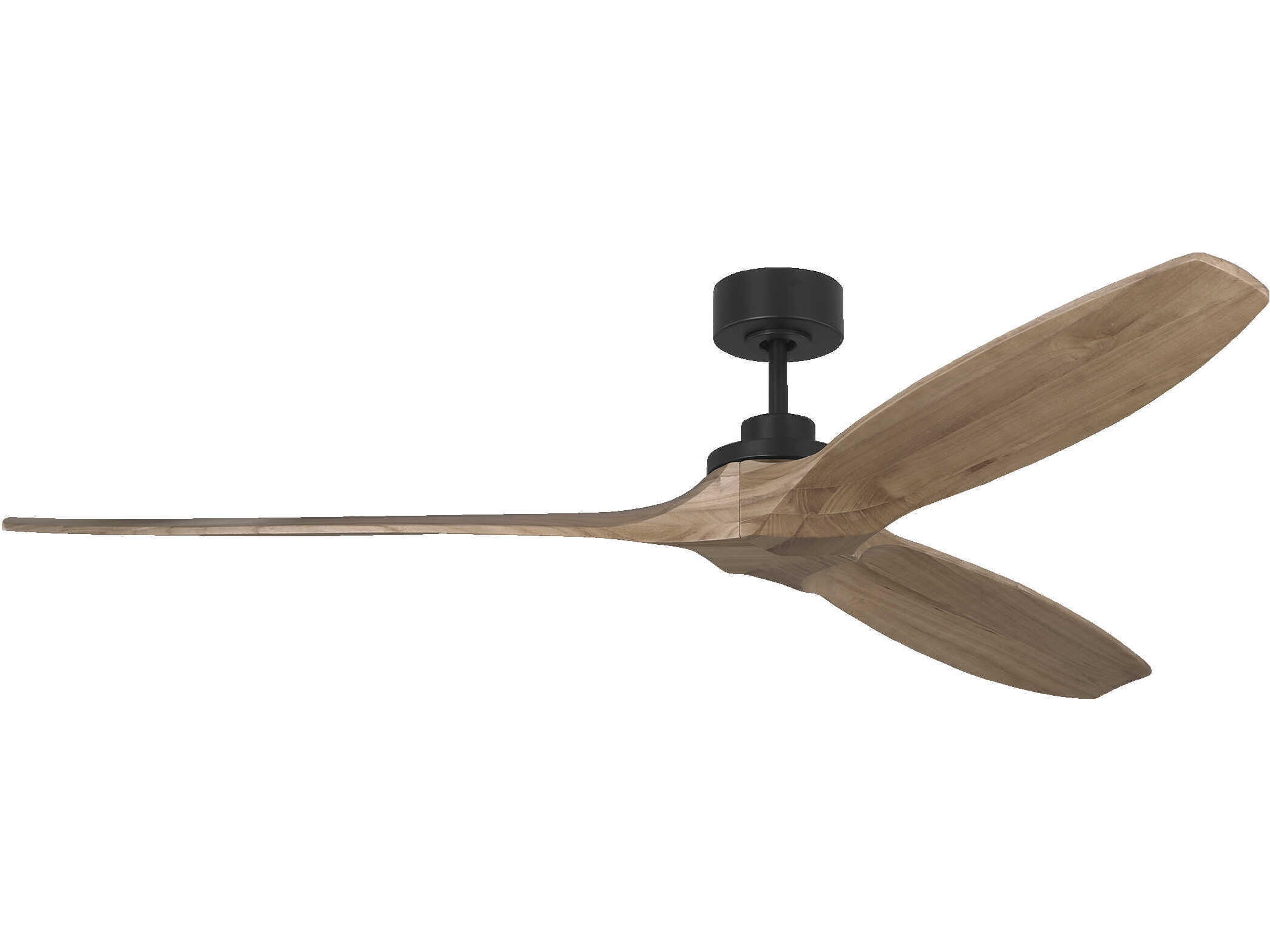 Collins 70 Inch Smart Ceiling Fan in Midnight Black
