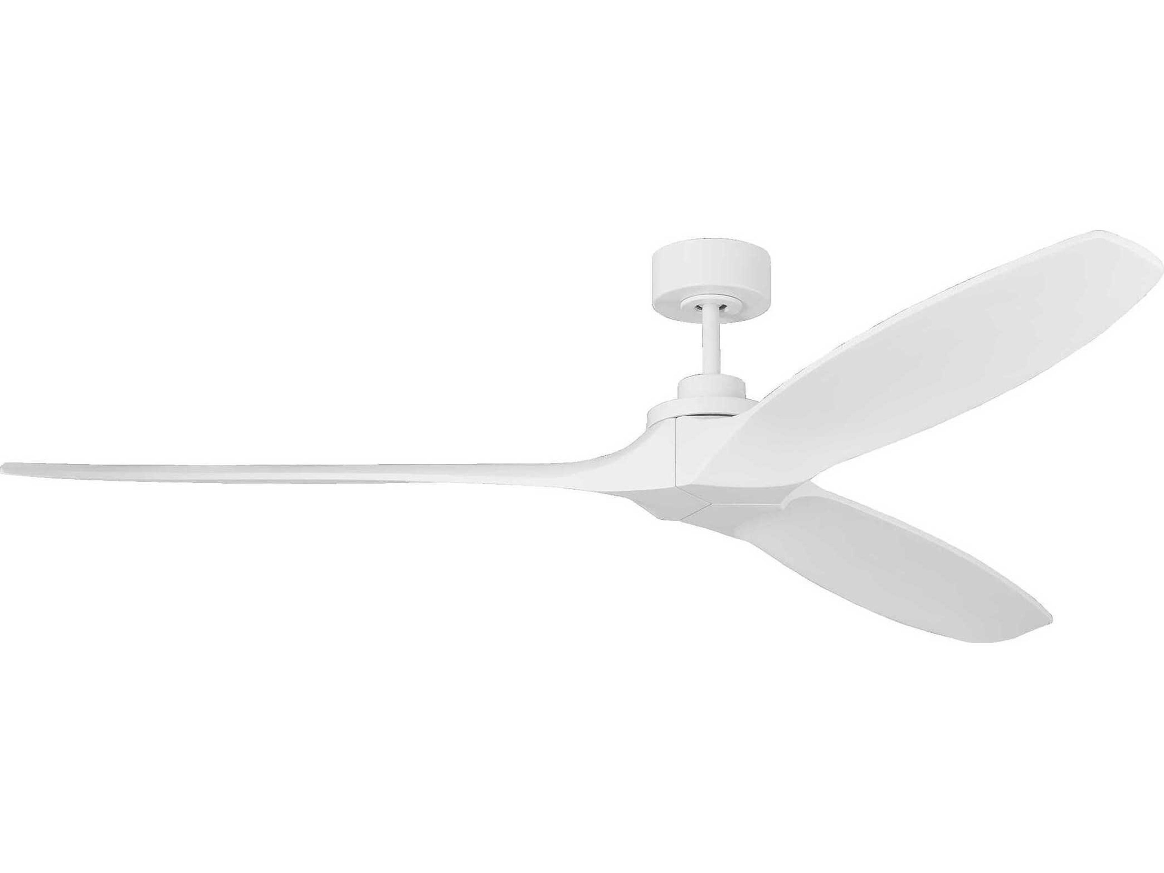 Collins 70 Inch Smart Ceiling Fan in Matte White
