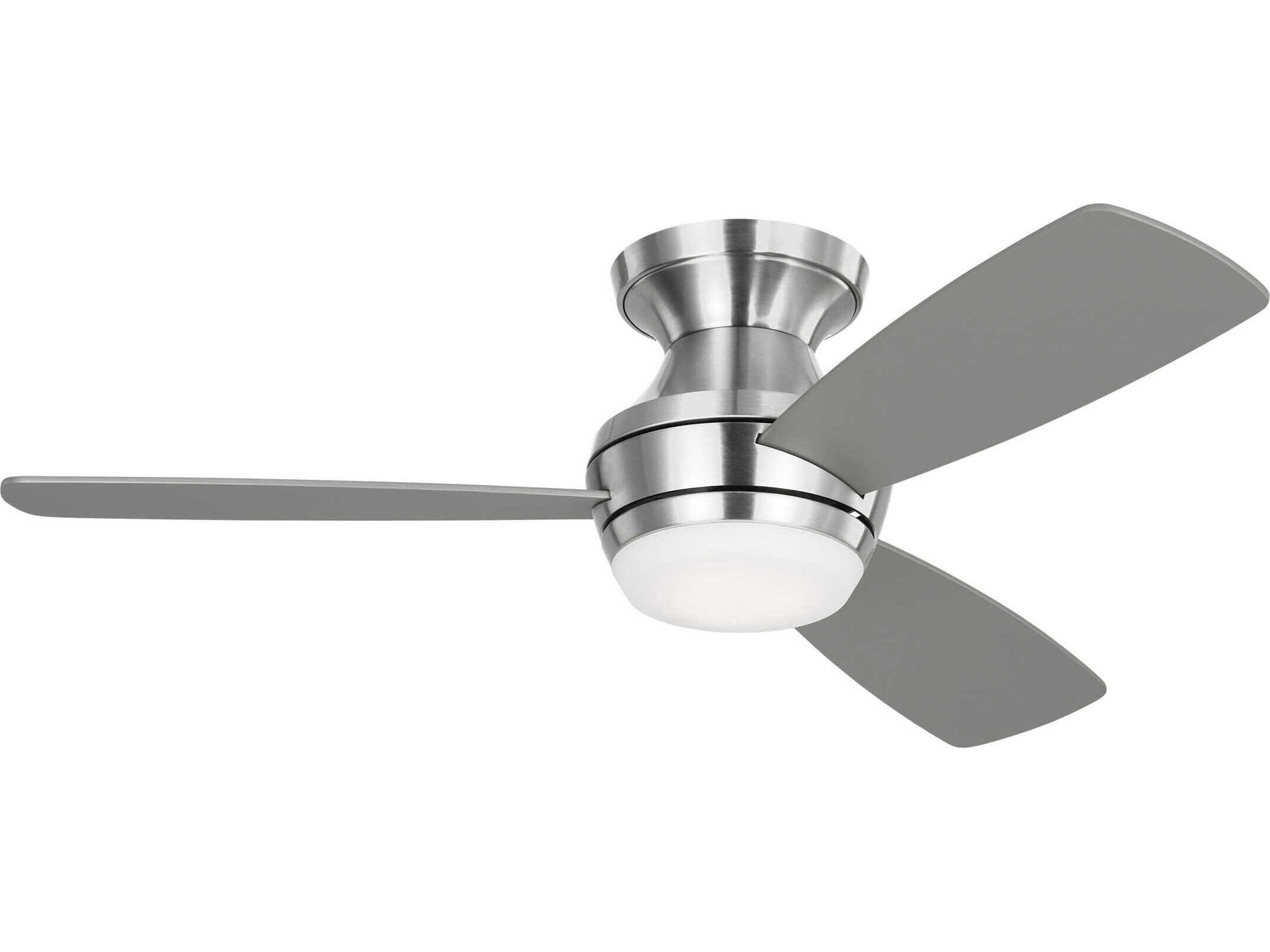Ikon 44 Inch Ceiling Fan in Brushed Steel