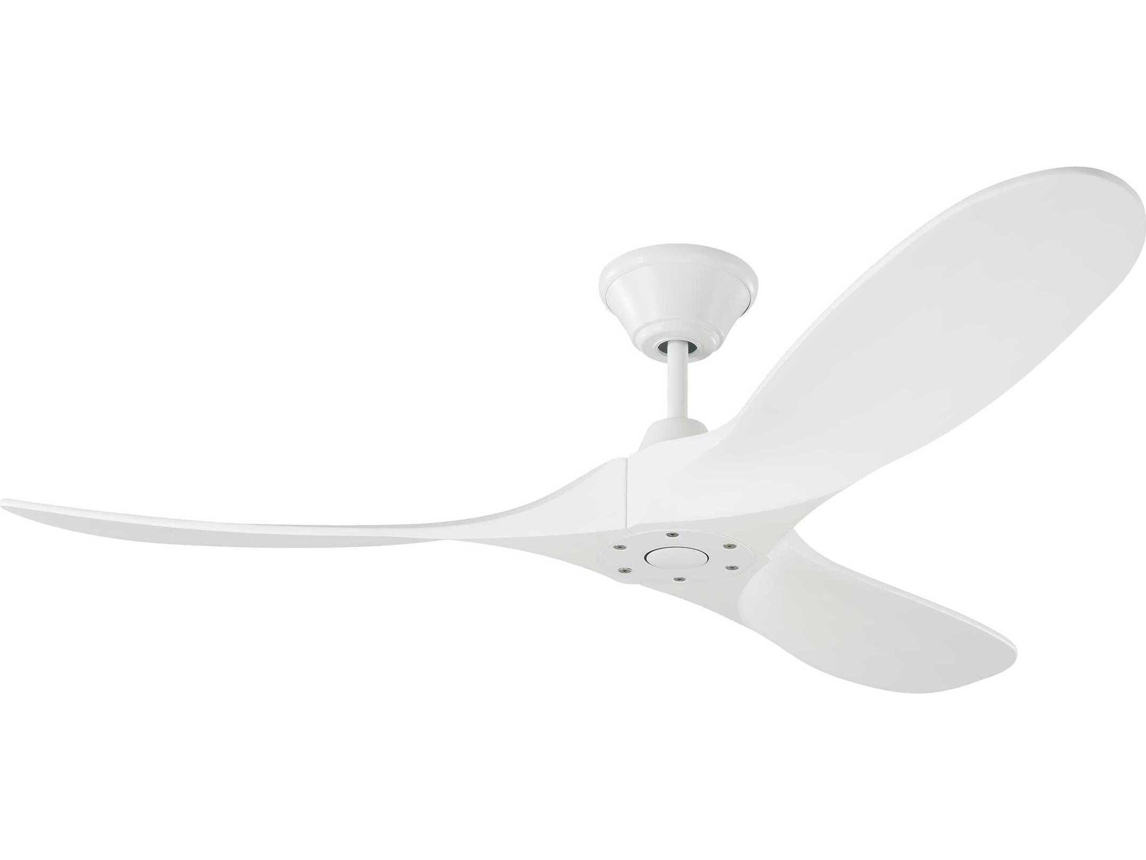 Maverick 52 Inch Ceiling Fan Modern Matte White