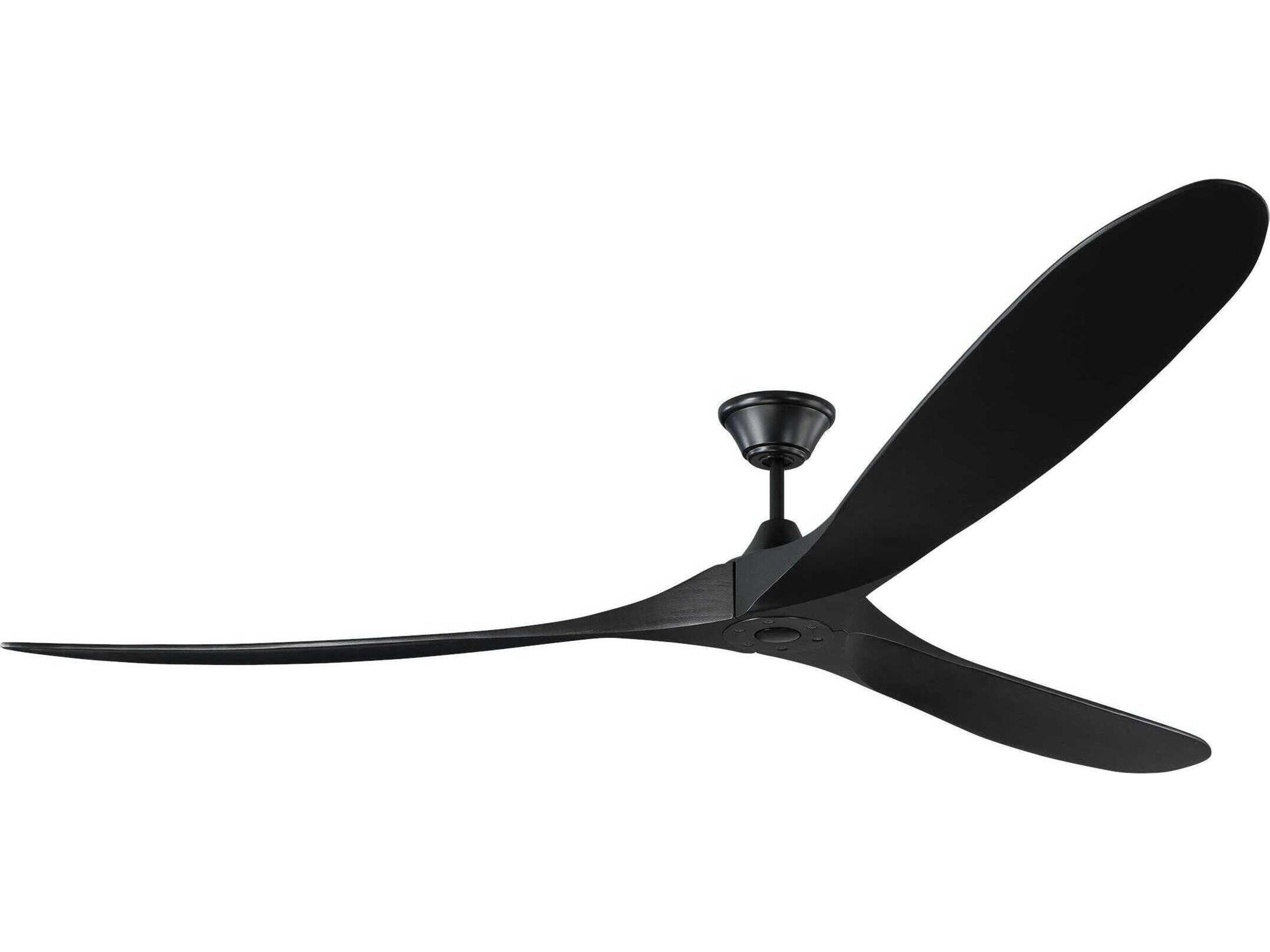 Maverick Super Max 88 Inch Ceiling Fan in Matte Black