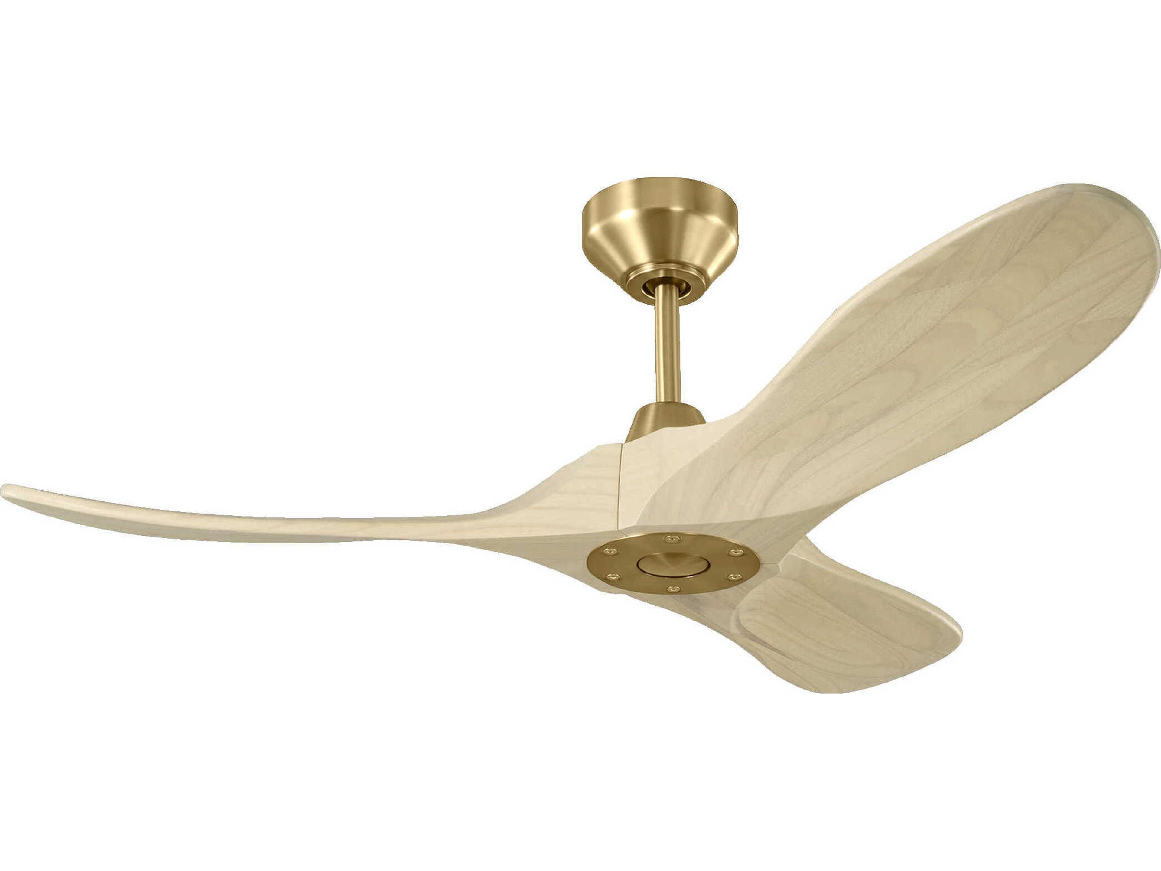 Maverick 44 Inch Smart Ceiling Fan in Burnished Brass