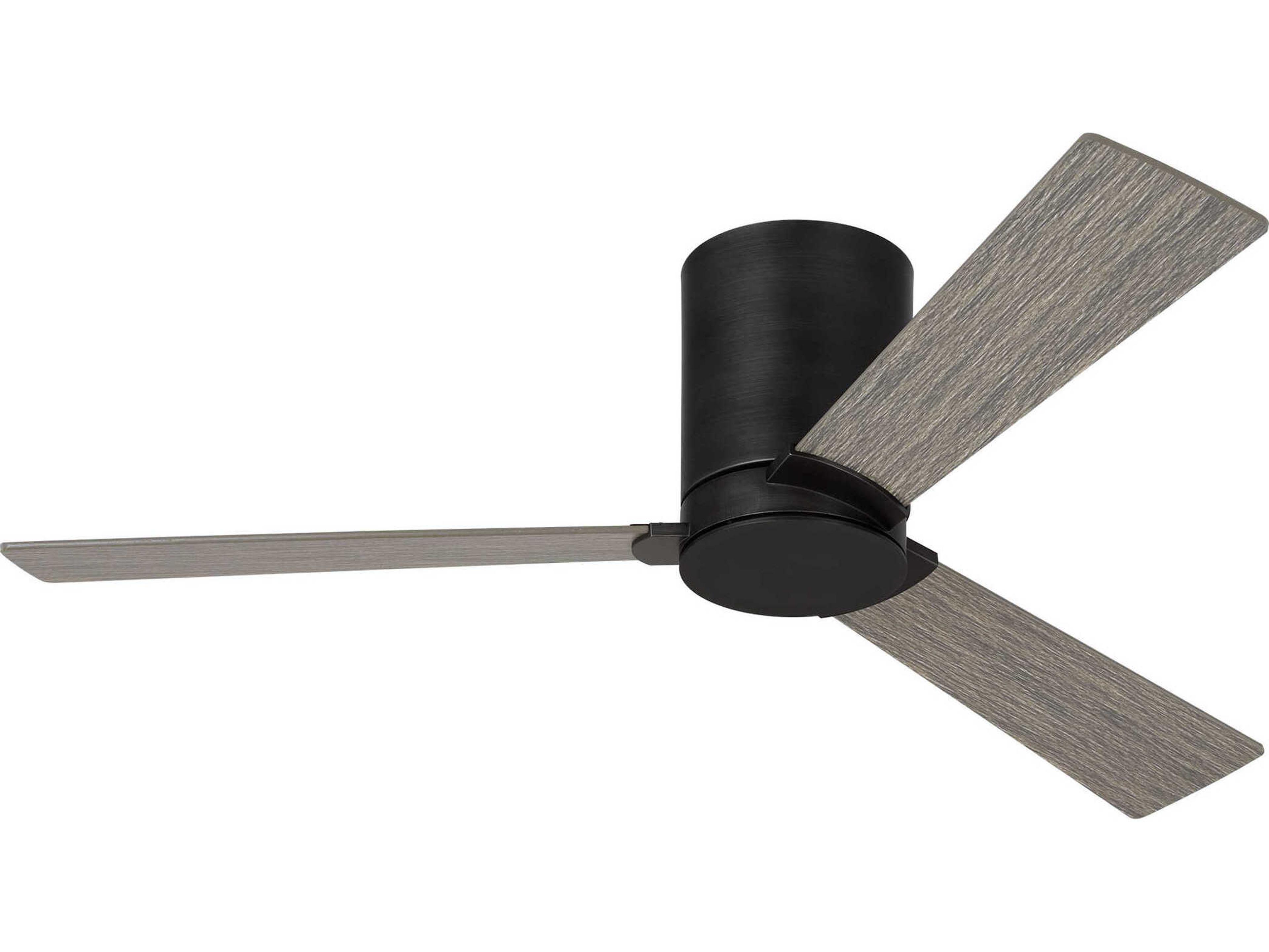 Rozzen 52 Inch Hugger Ceiling Fan Modern Aged Pewter