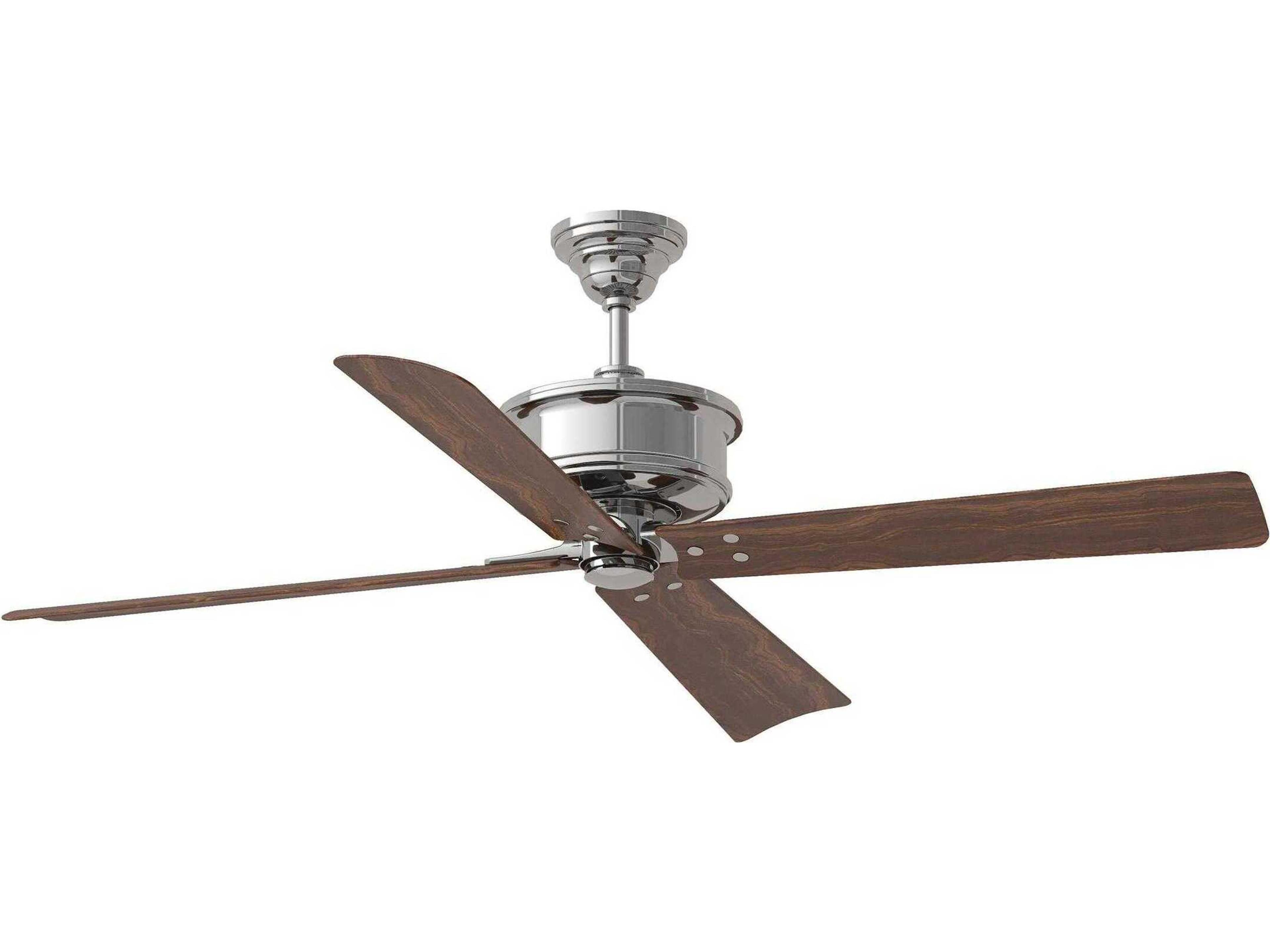 Subway 56 Inch Ceiling Fan in Polished Nickel