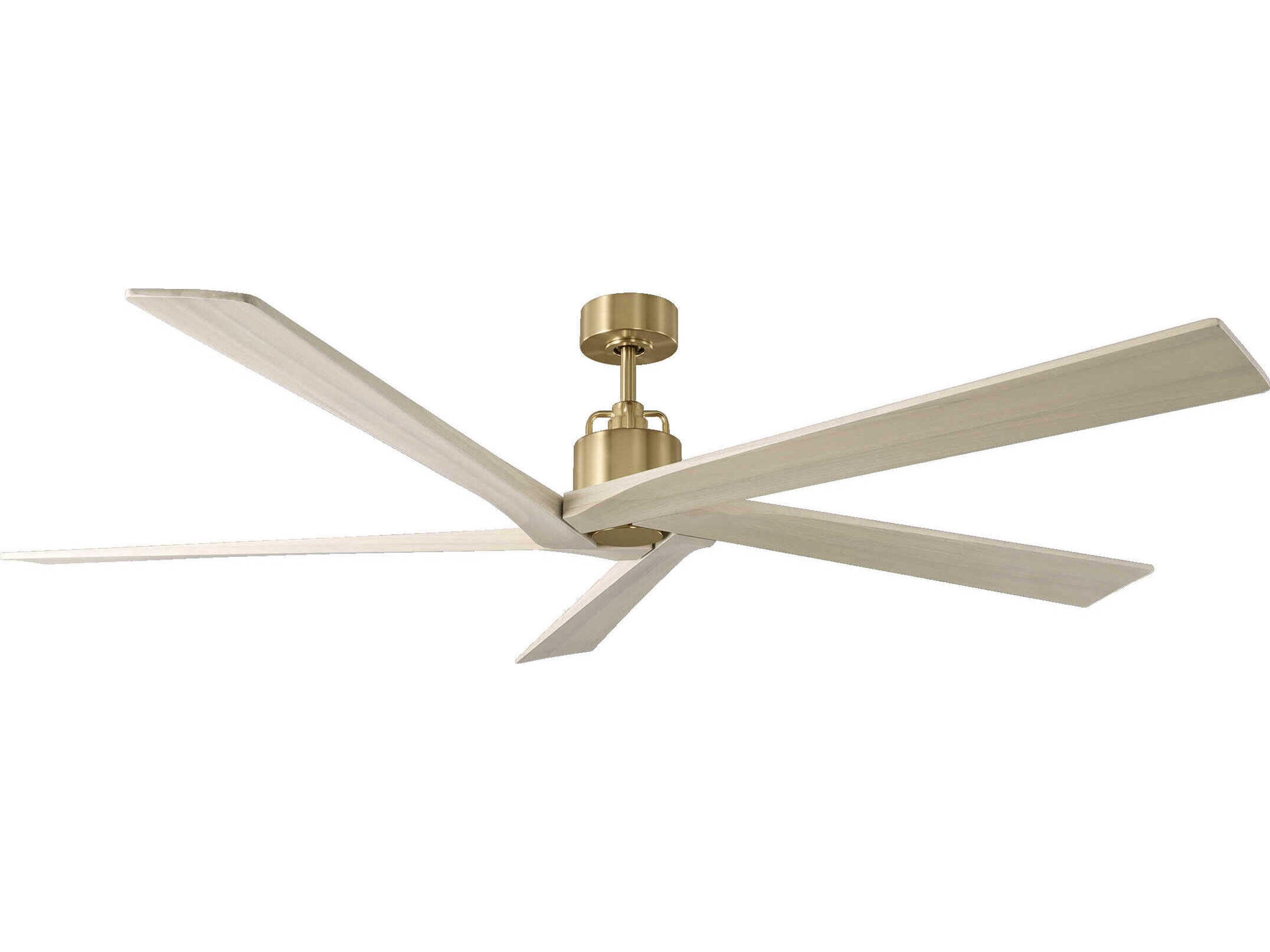 Aspen 70 Inch Ceiling Fan in Burnished Brass