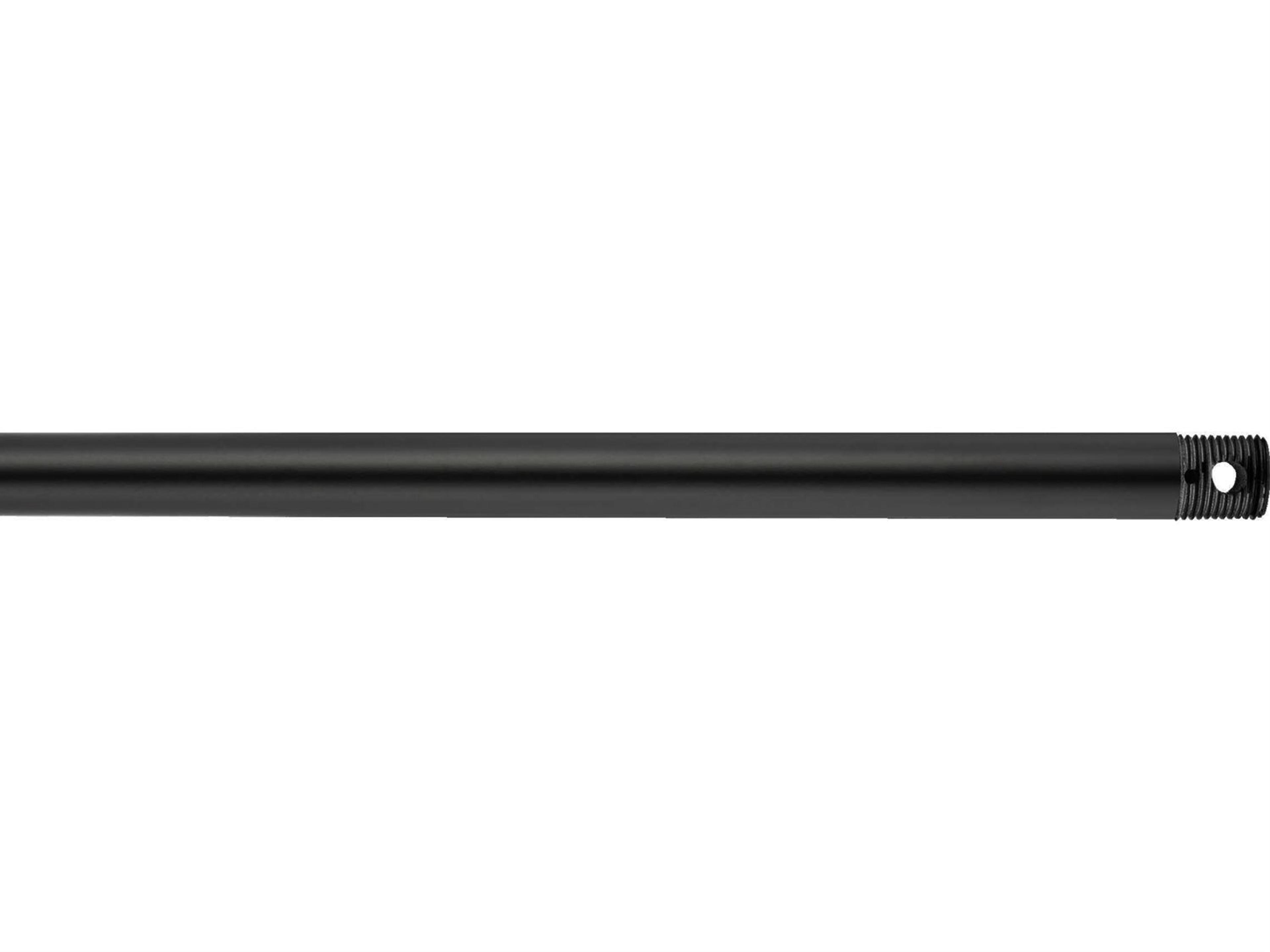 Coastal Threaded Downrod in Midnight Black