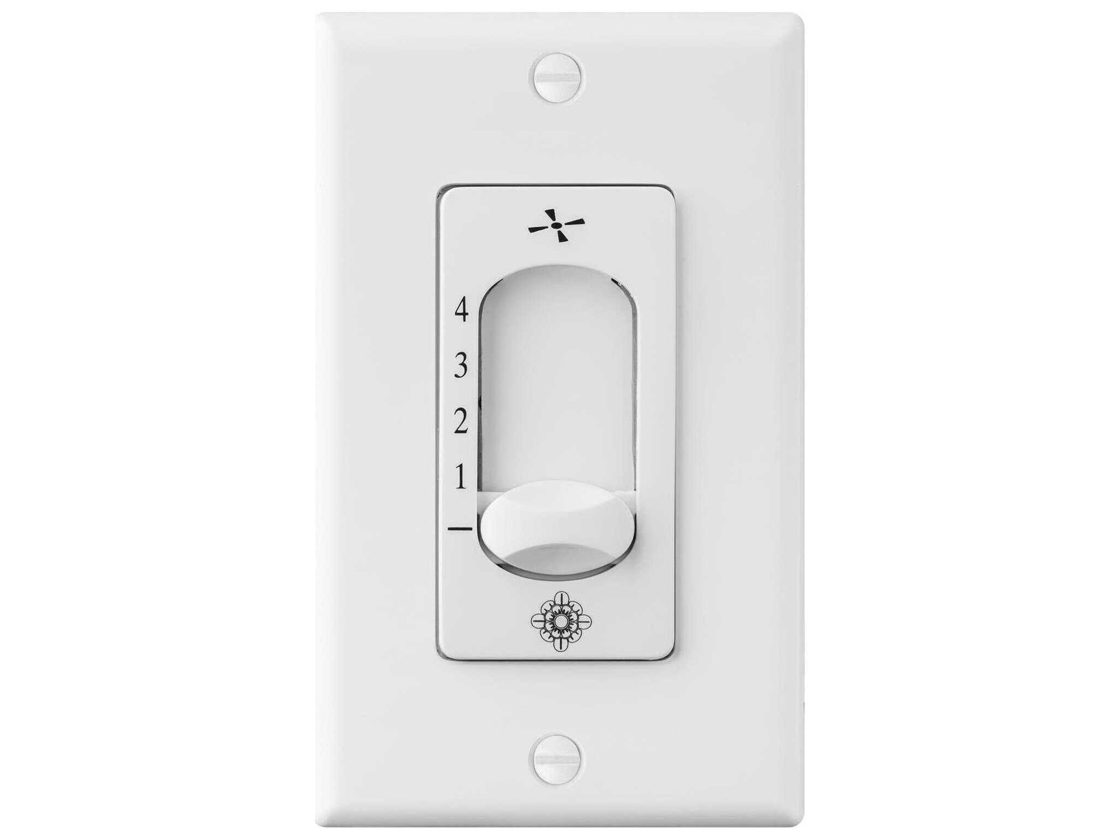 Universal Wall Control Multi-Speed Switch White