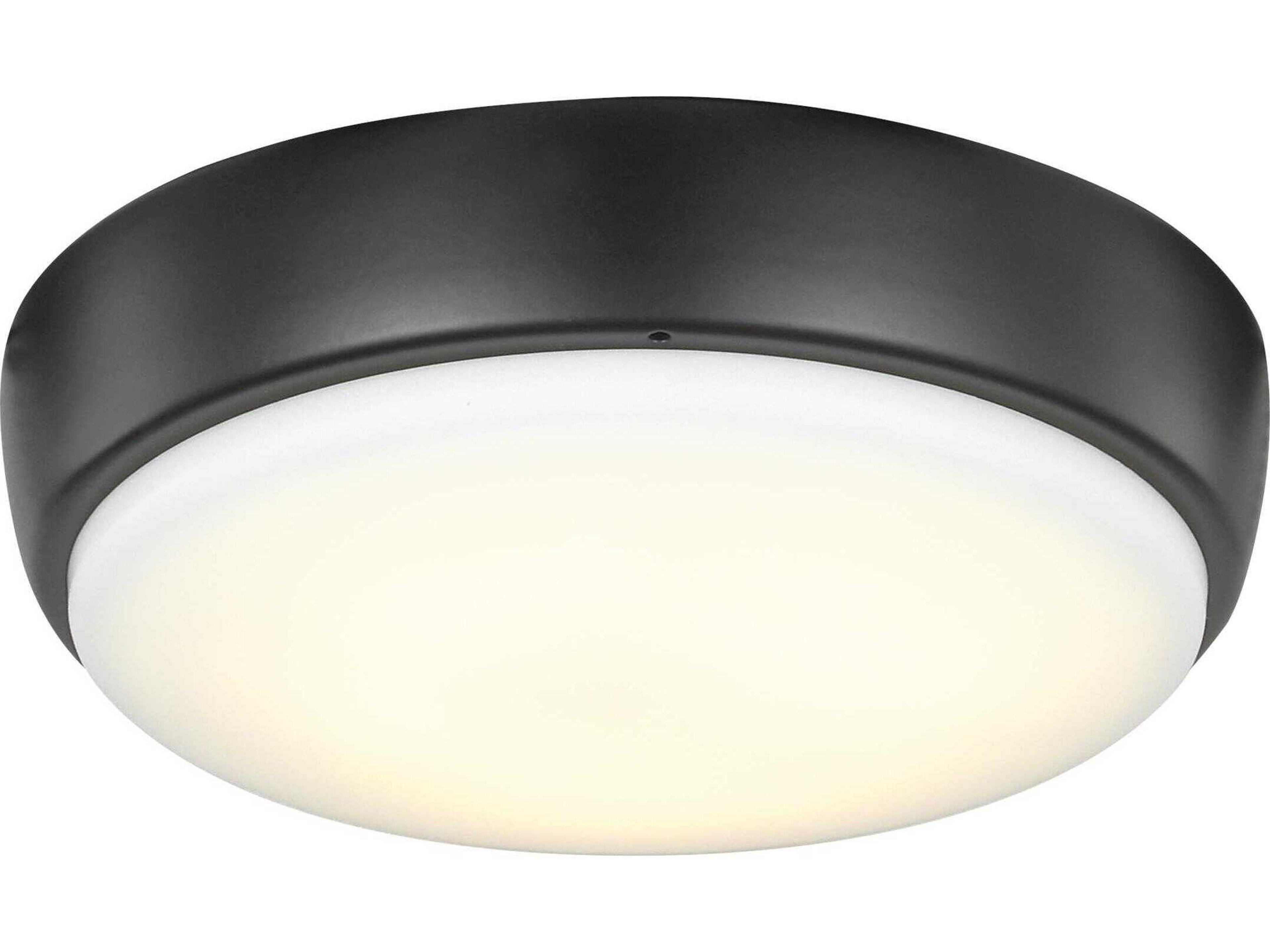 Universal LED Ceiling Fan Light Kit in Matte Black