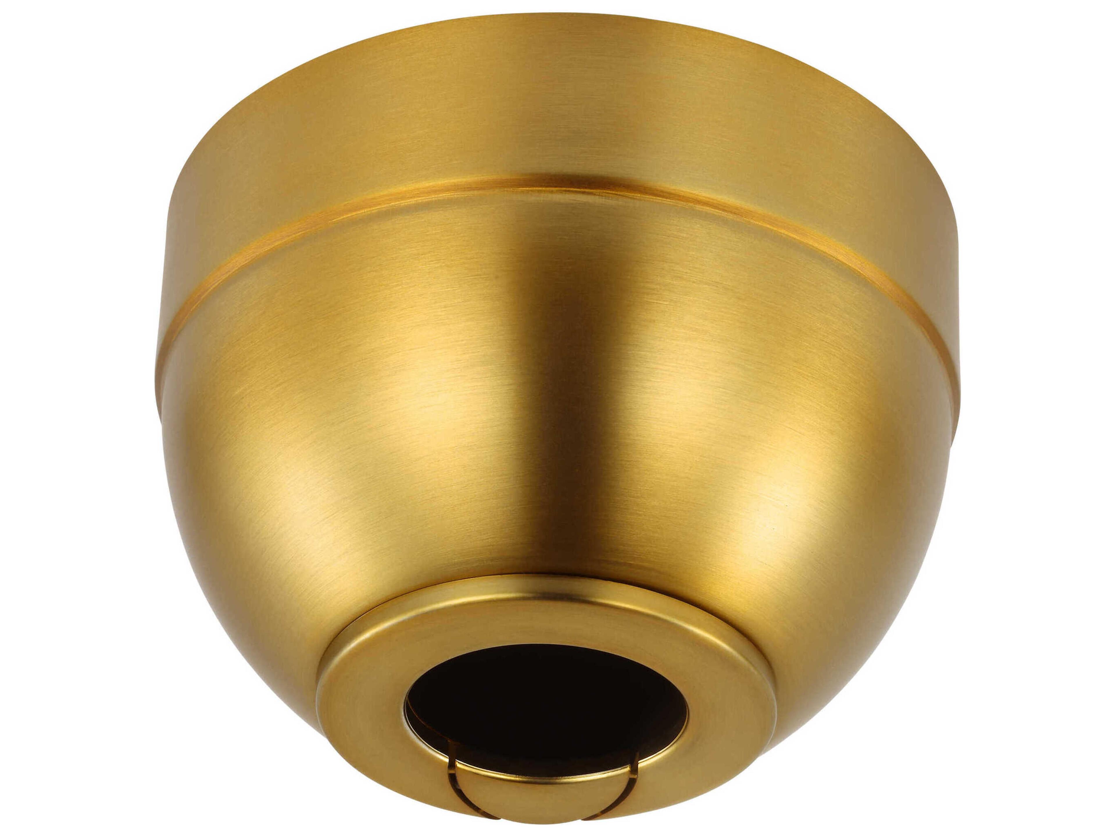 Universal Slope Ceiling Canopy Kit in Burnished Brass