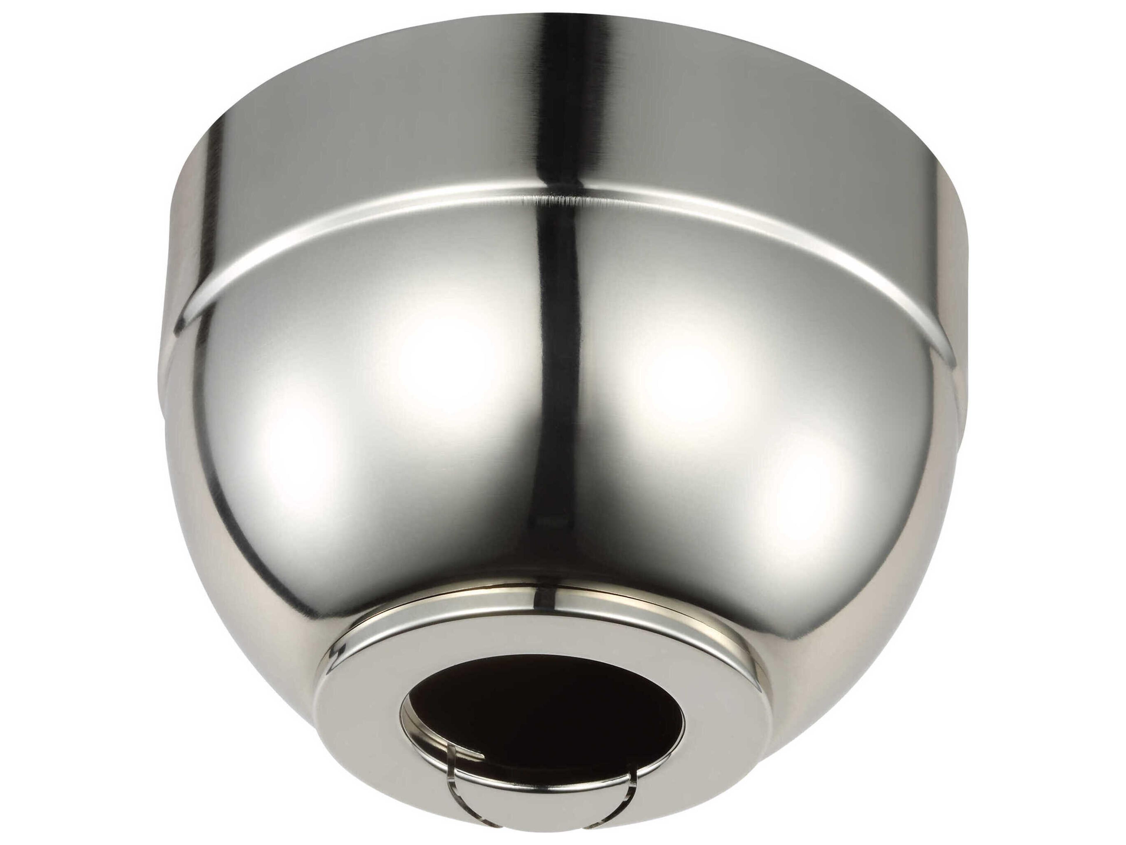 Visual Comfort Fan Universal Polished Nickel Slope Ceiling Mounting Kit