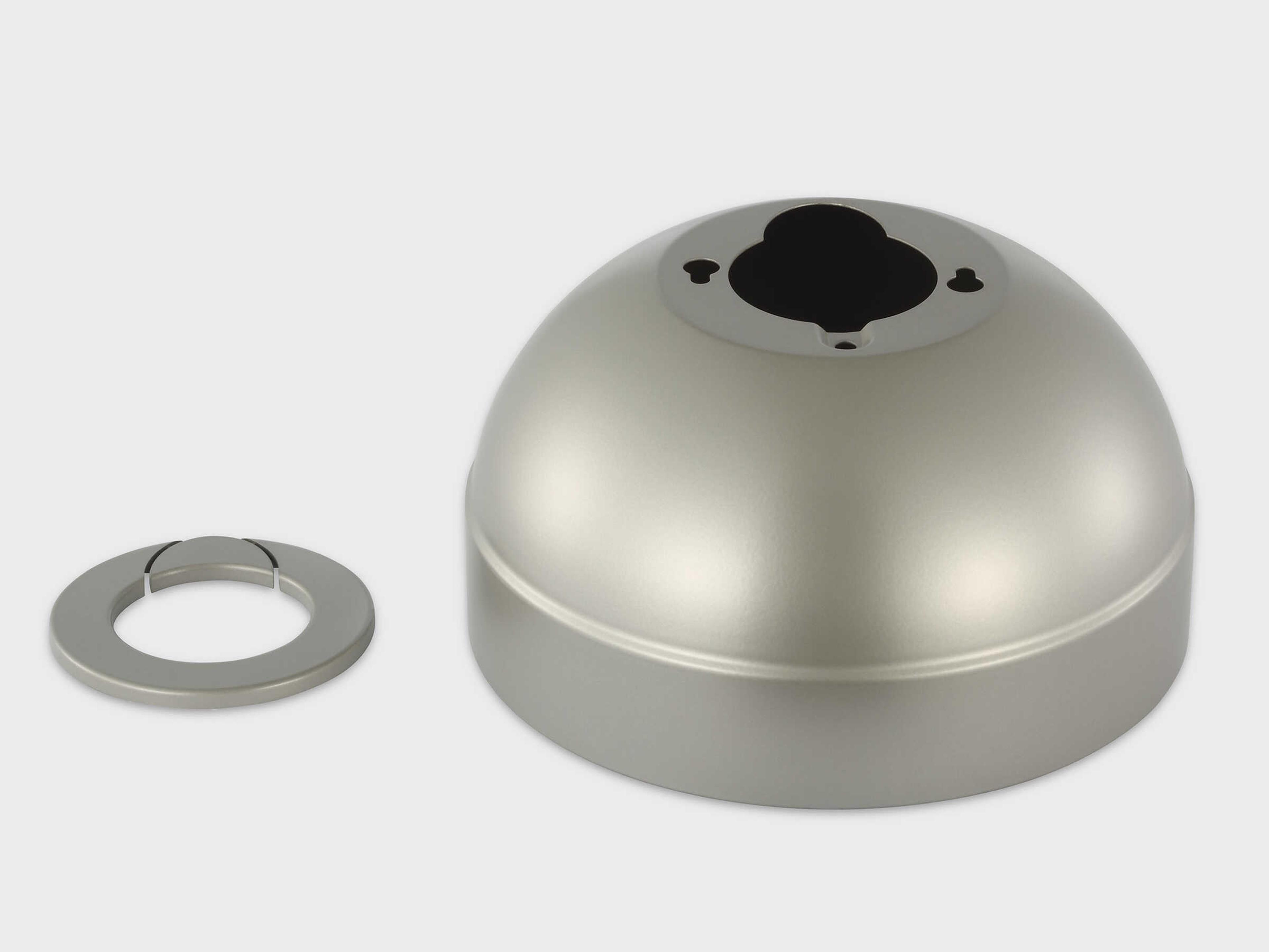 Visual Comfort Fan Universal Painted Brushed Steel Slope Ceiling Canopy Kit