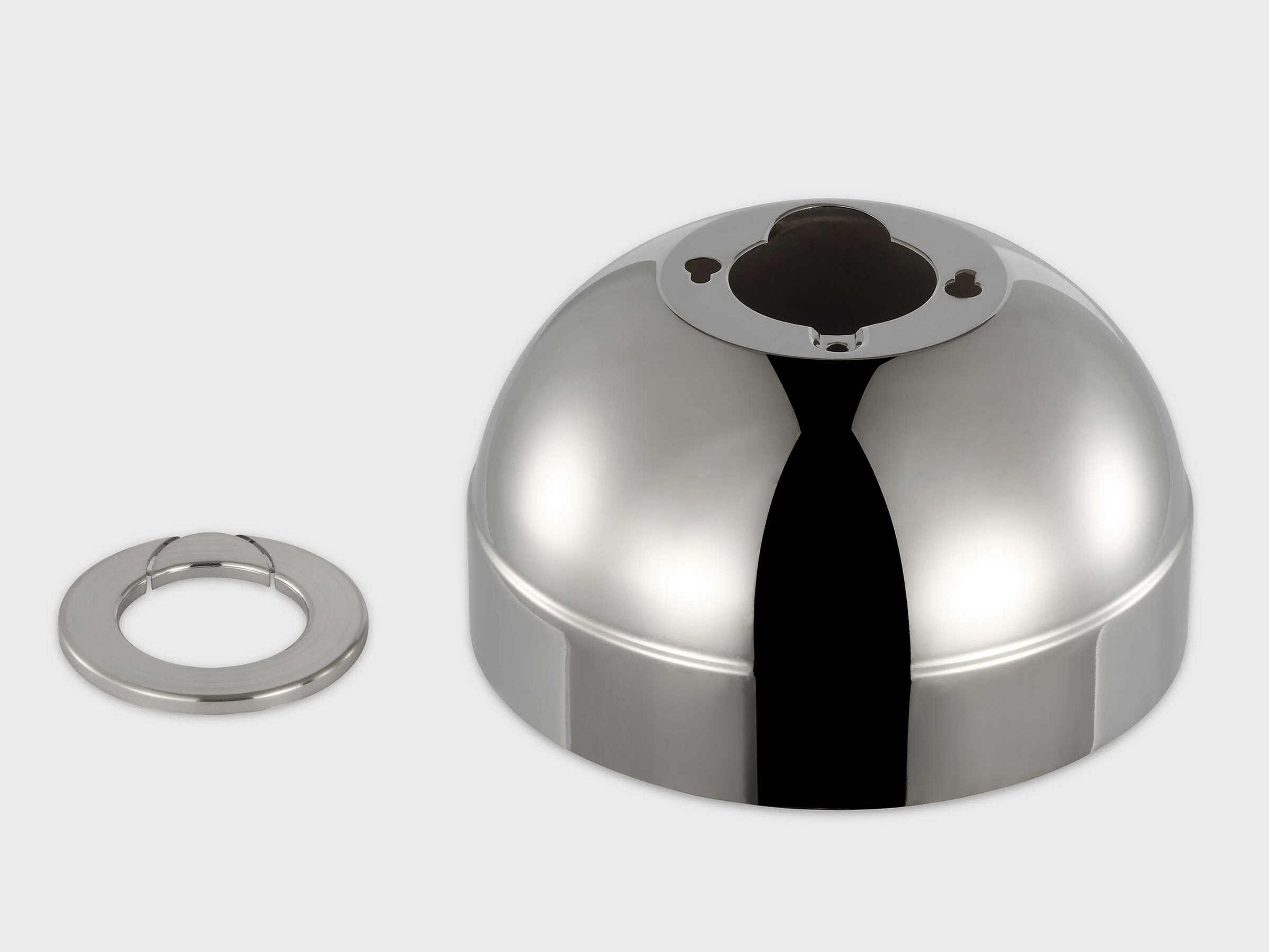 Visual Comfort Fan Universal Polished Nickel Slope Ceiling Canopy Kit