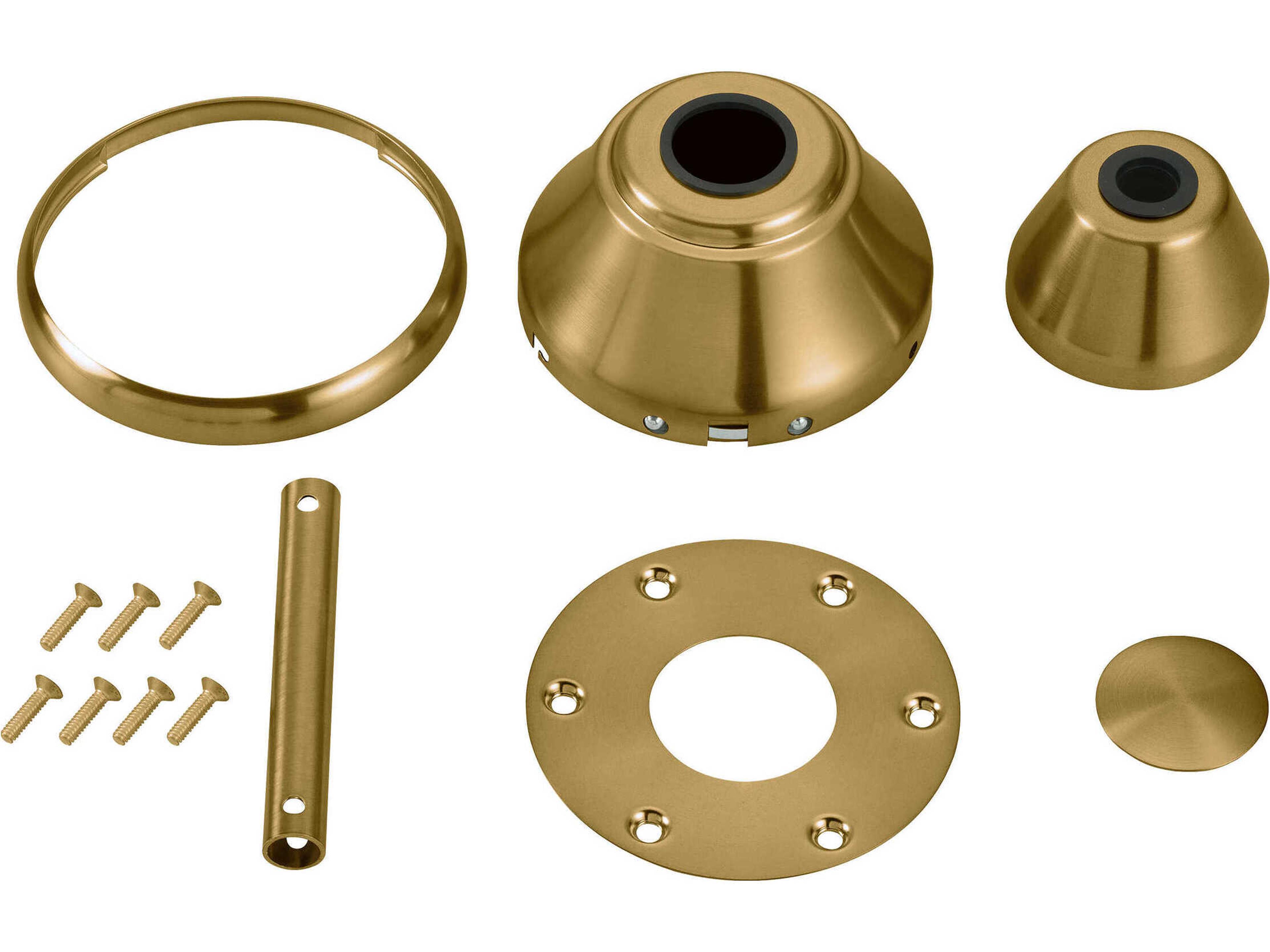 Visual Comfort Fan Maverick Burnished Brass Custom Finish Kit