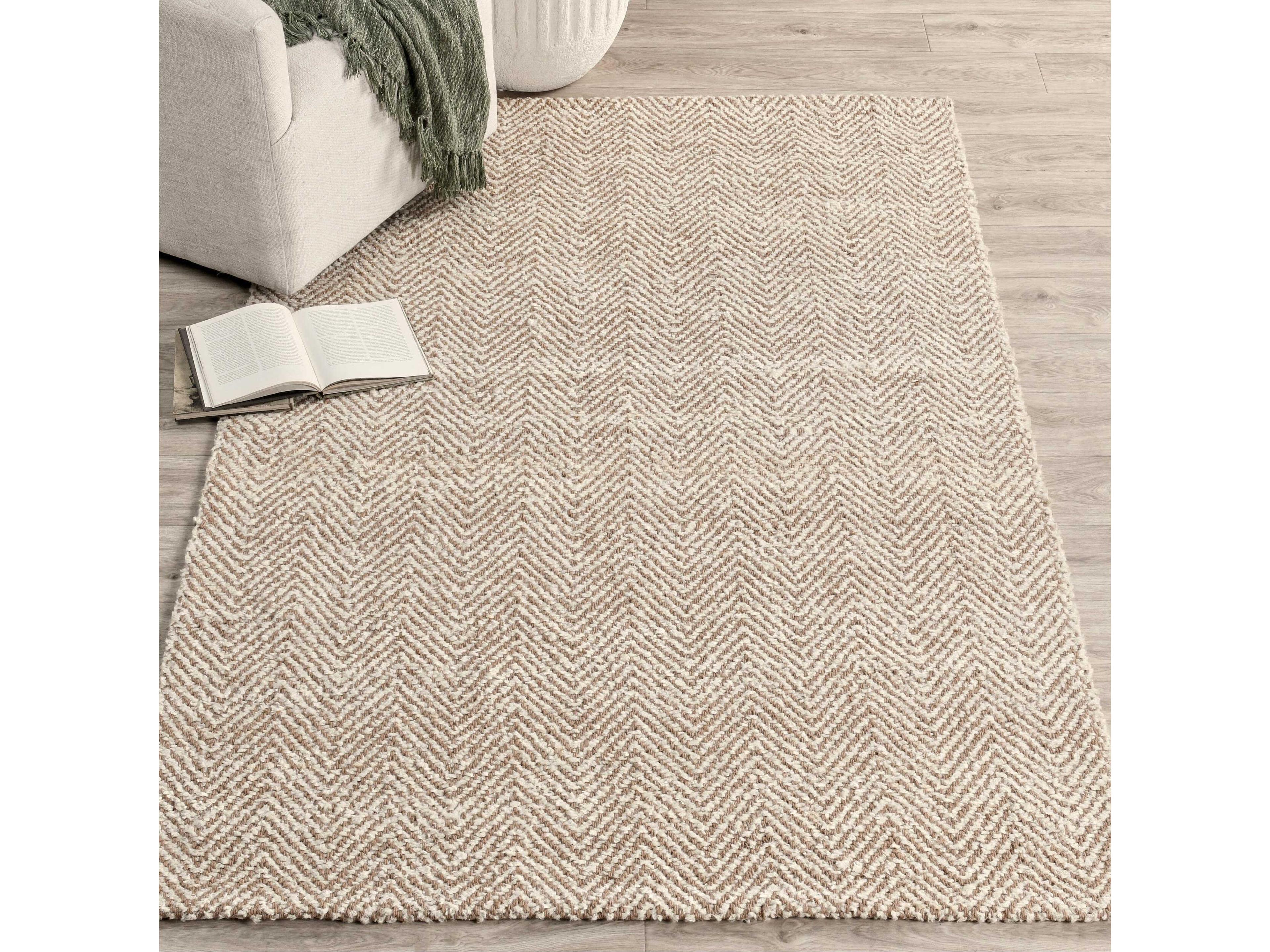 Villa by Classic Home Herringbone Chevron Area Rug