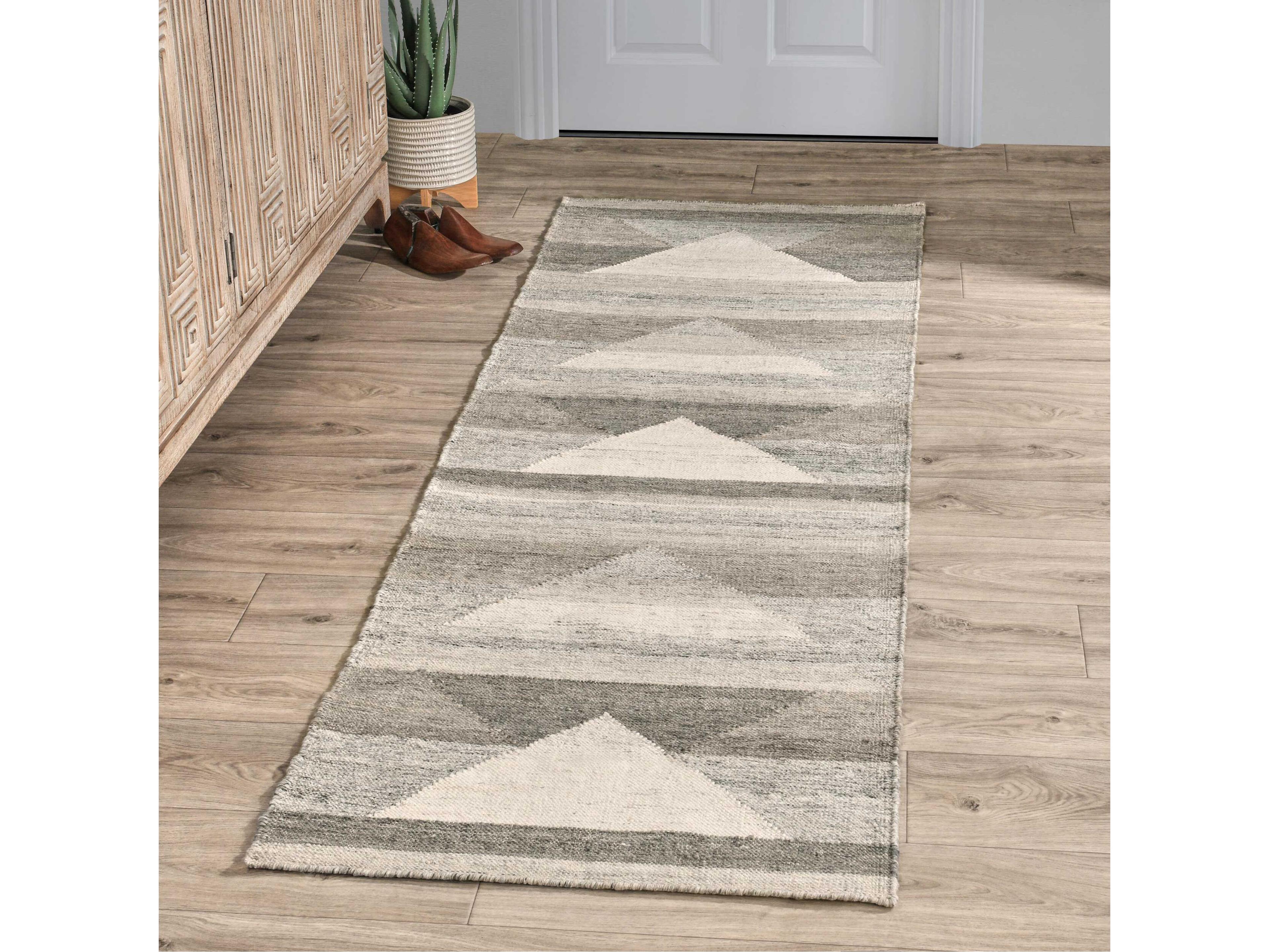 Villa by Classic Home Canyon Geometric Runner Area Rug