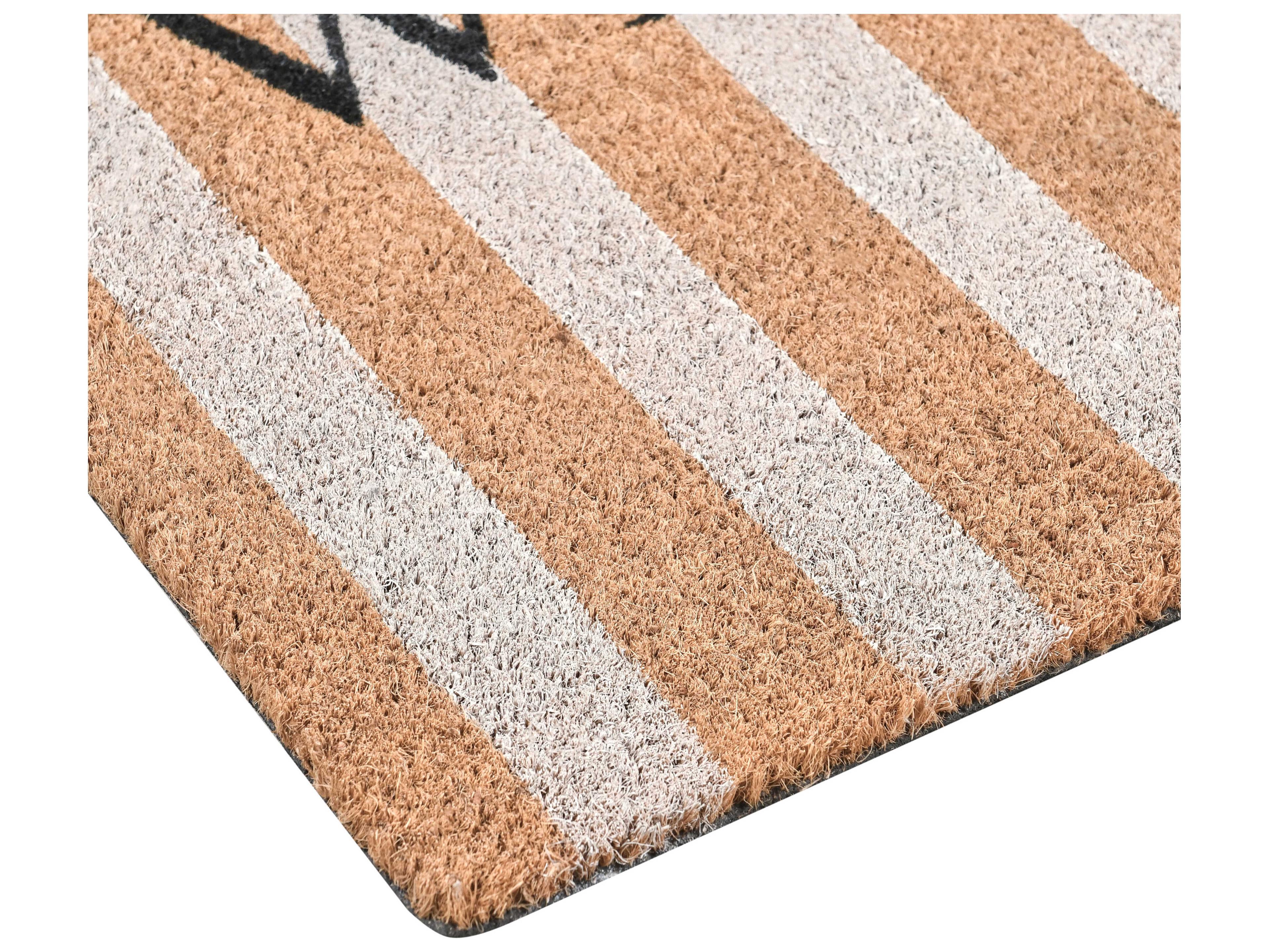 Villa by Classic Home Striped Welcome Doormat