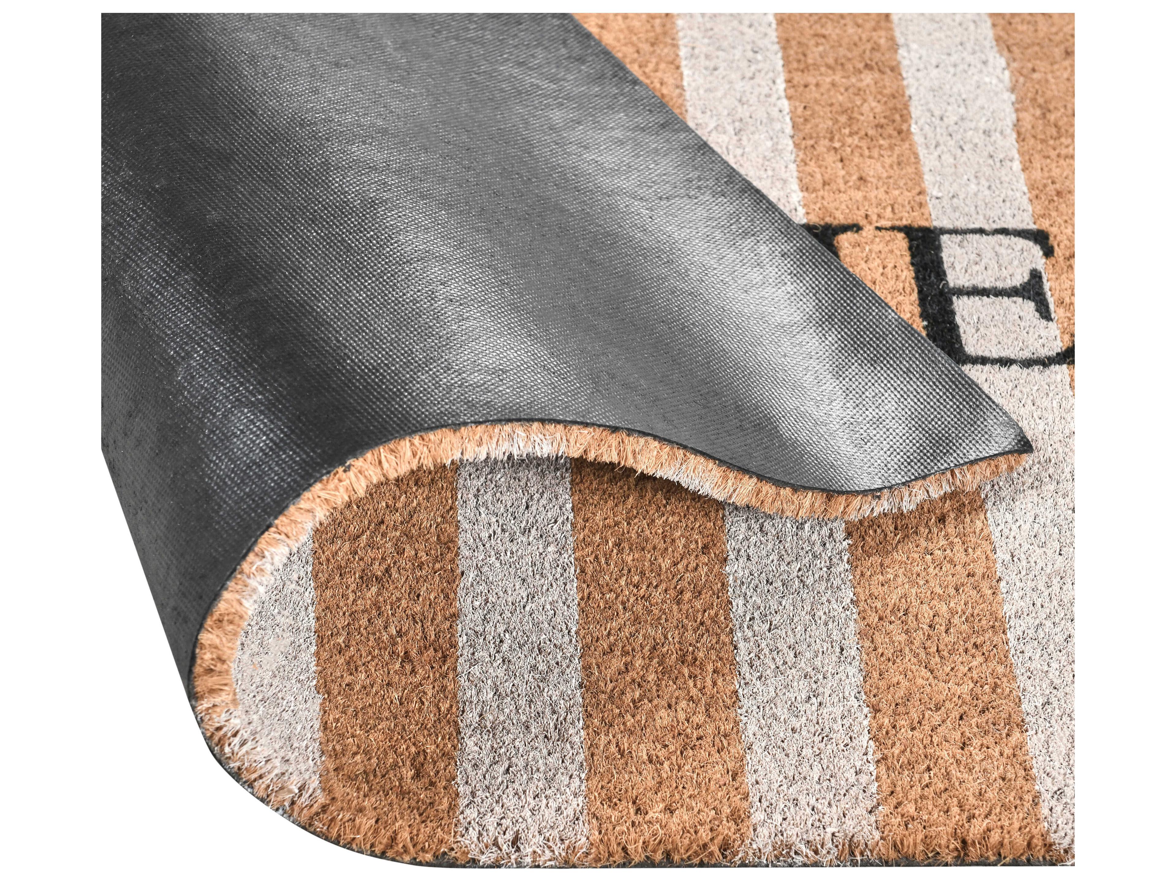Villa by Classic Home Striped Welcome Doormat