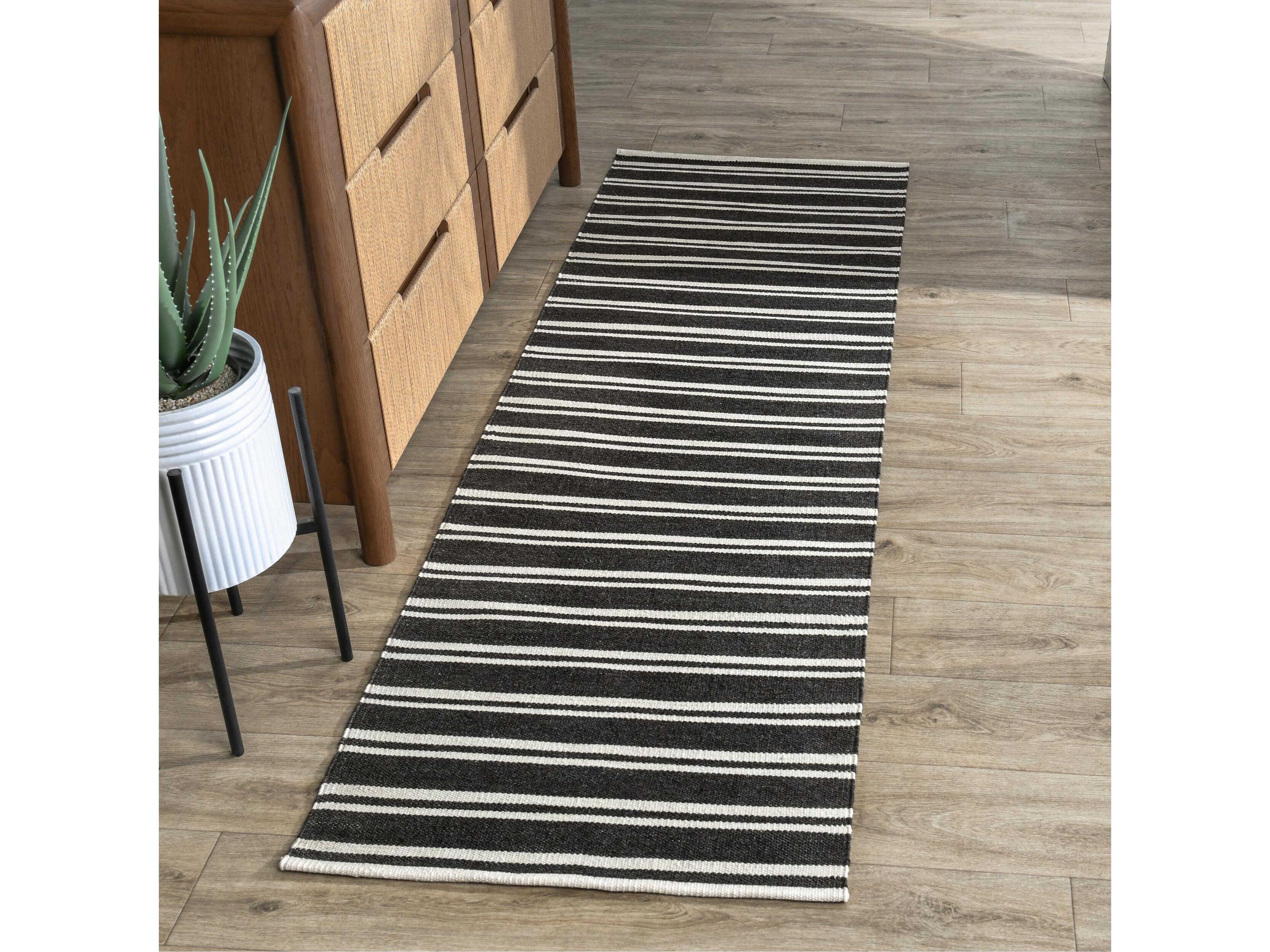 Villa by Classic Home Palma Striped Runner Area Rug