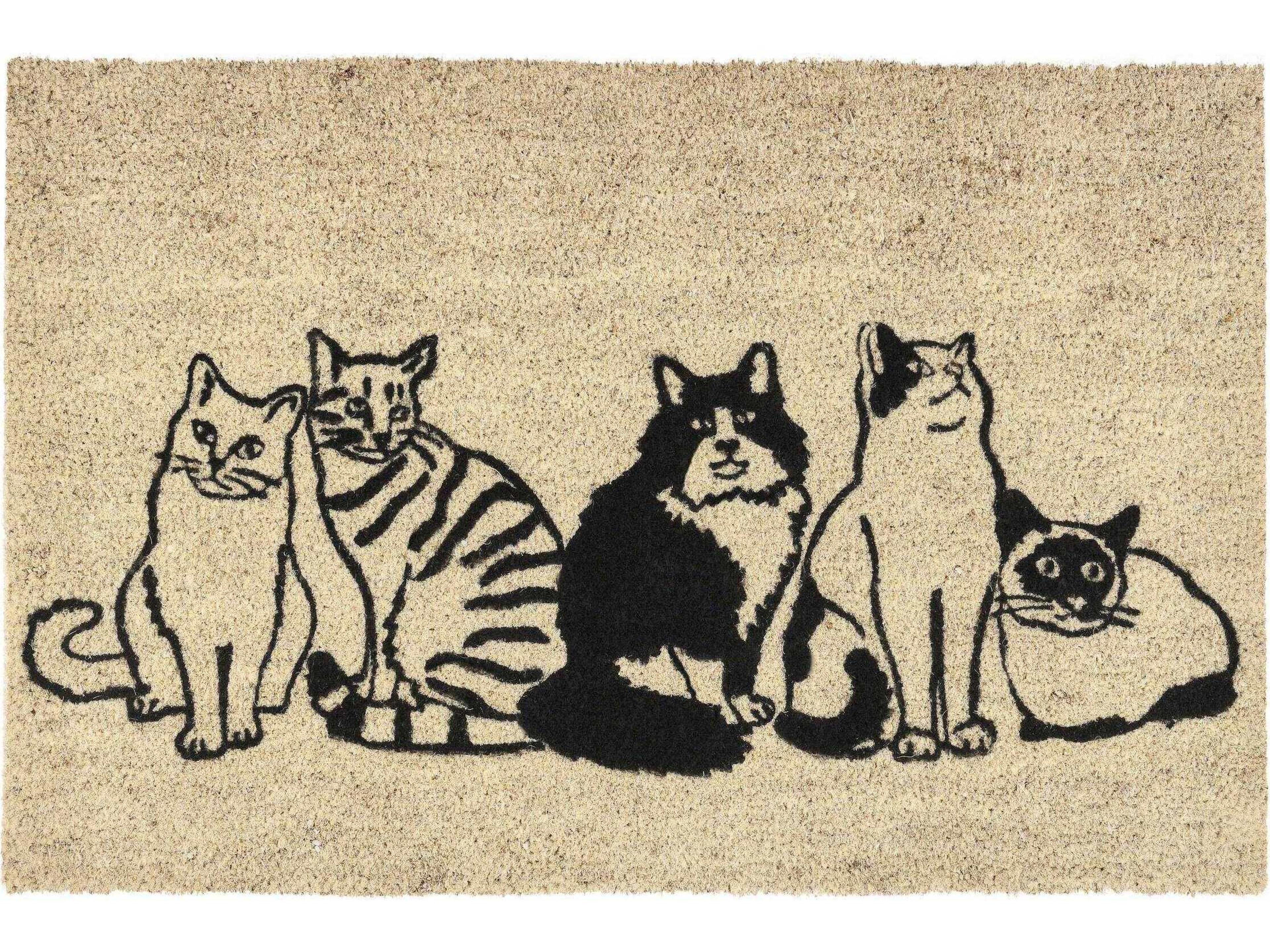 Good Dog Animal Print Doormat