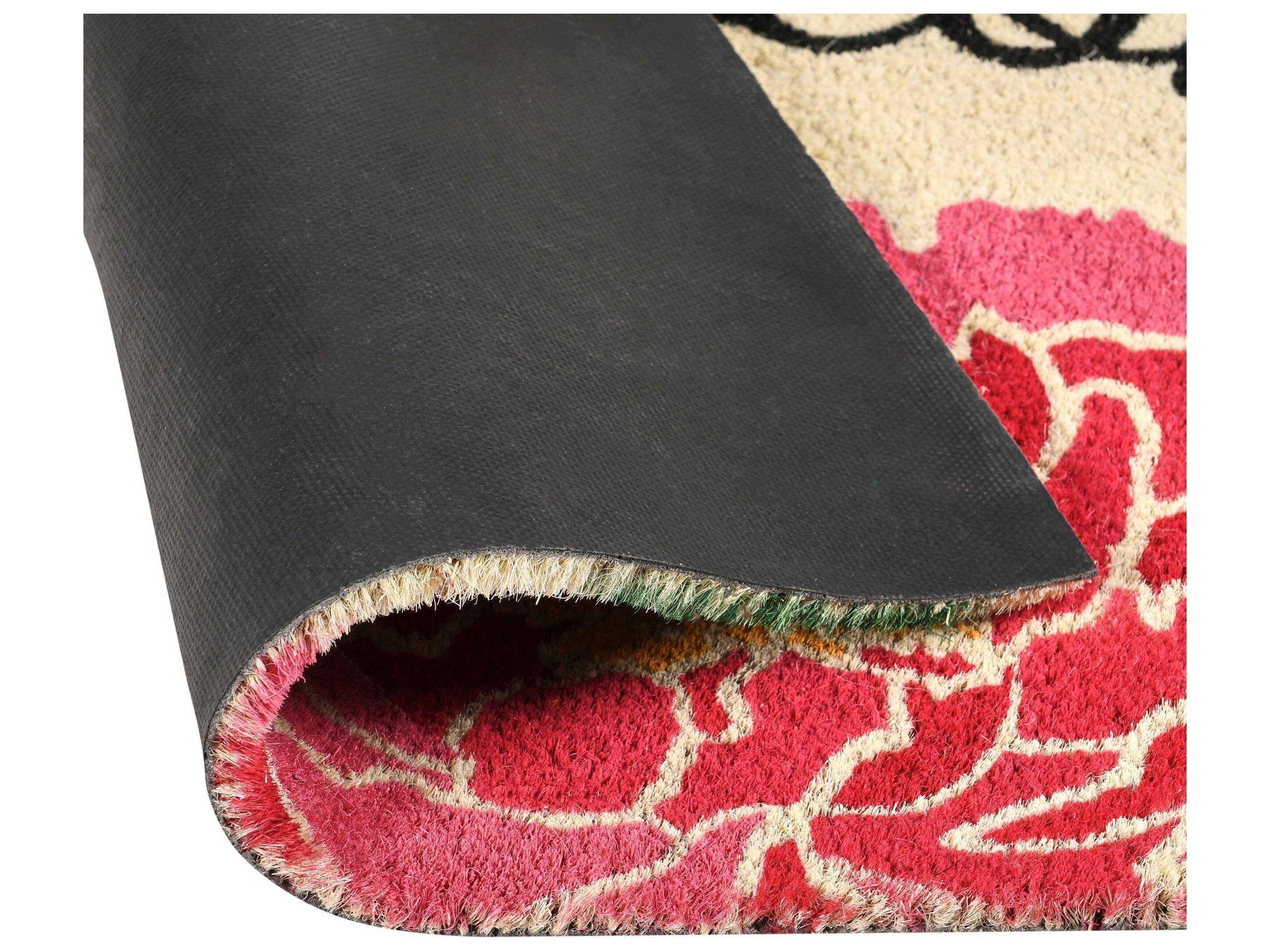 Villa by Classic Home Peony Graphic Doormat