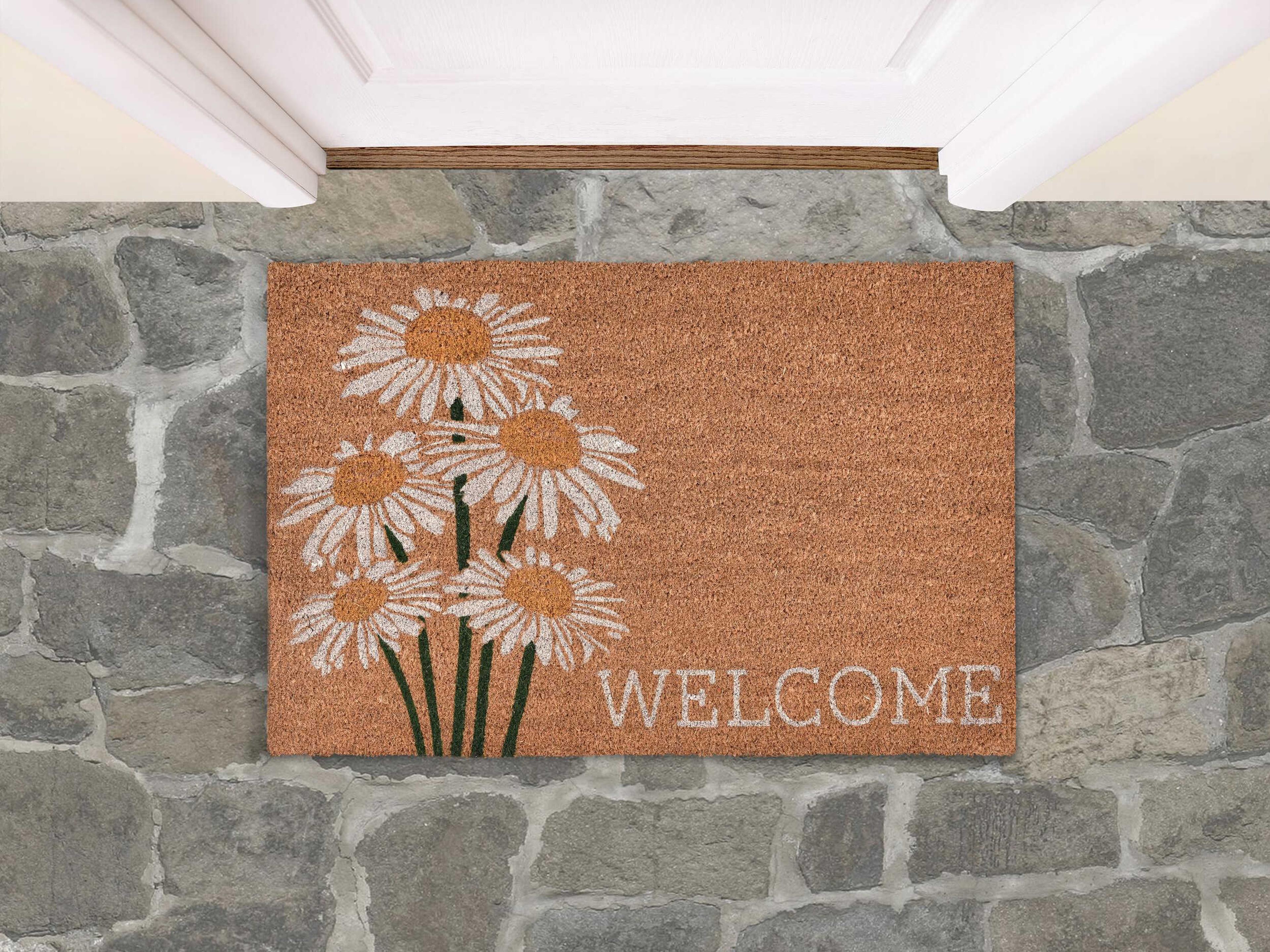 Villa by Classic Home Daisy Graphic Doormat
