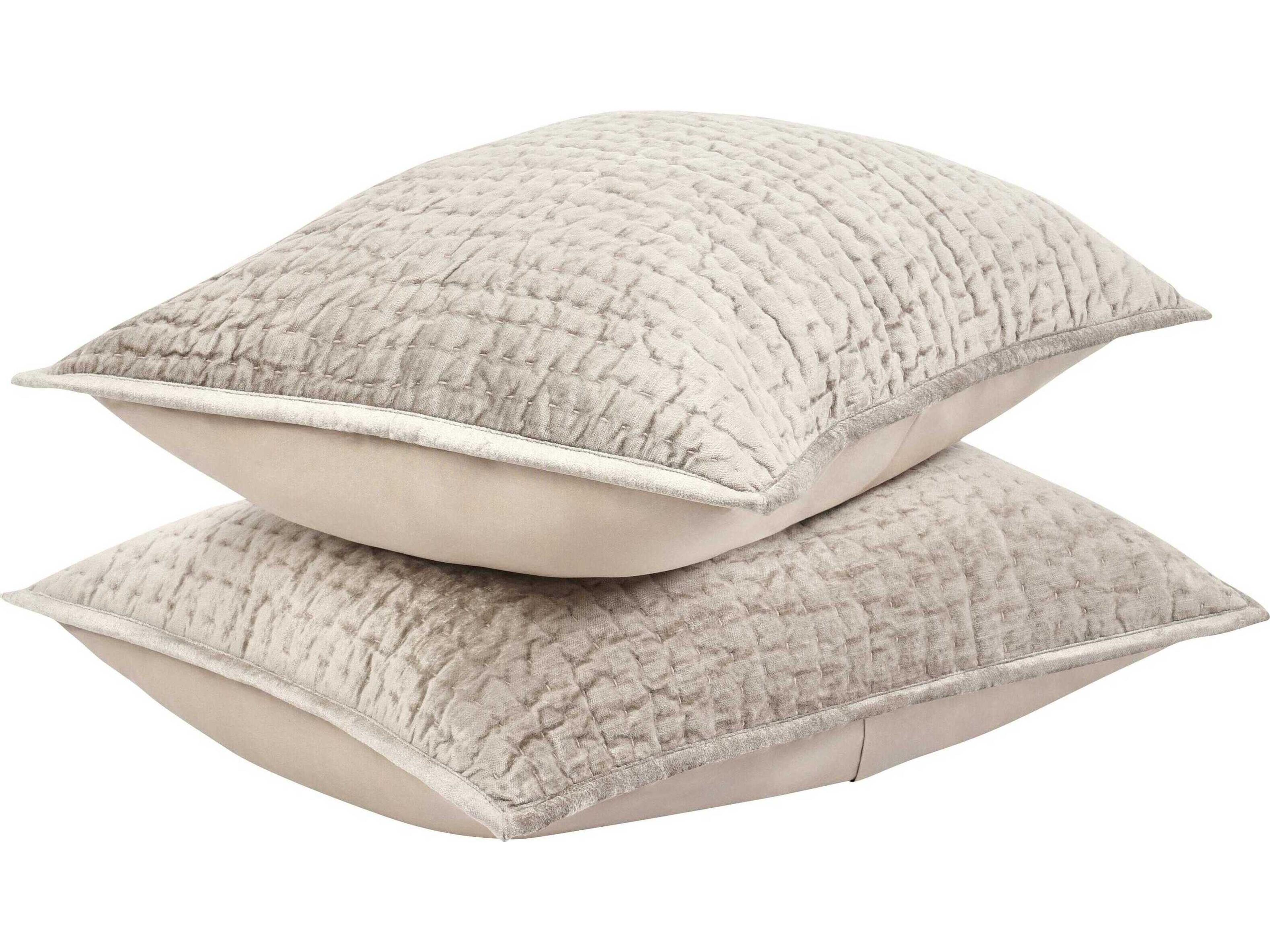 Villa by Classic Home Bari Pebble Beige Standard Sham