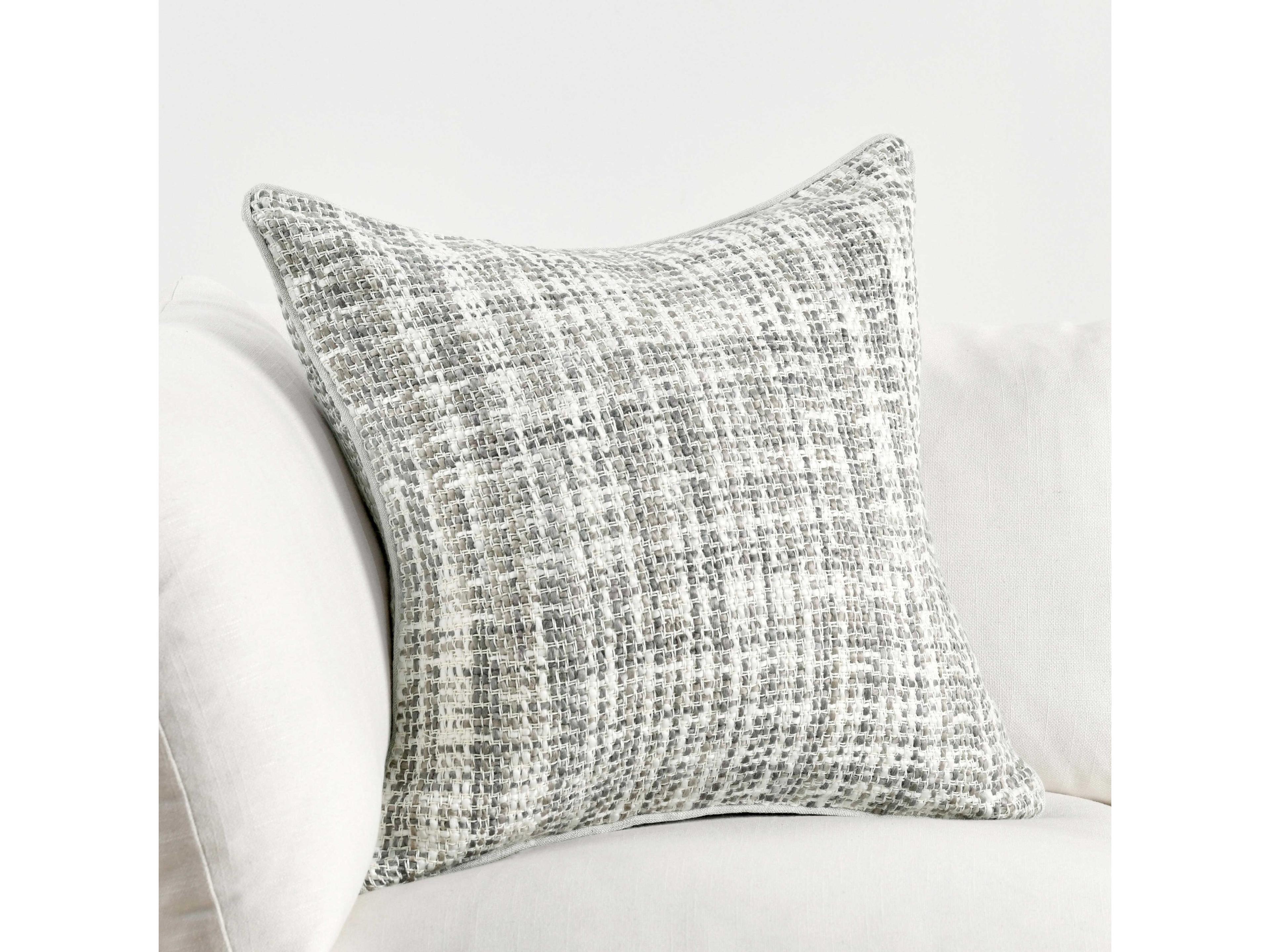 Villa by Classic Home Baxter Ivory Natural Throw Pillow