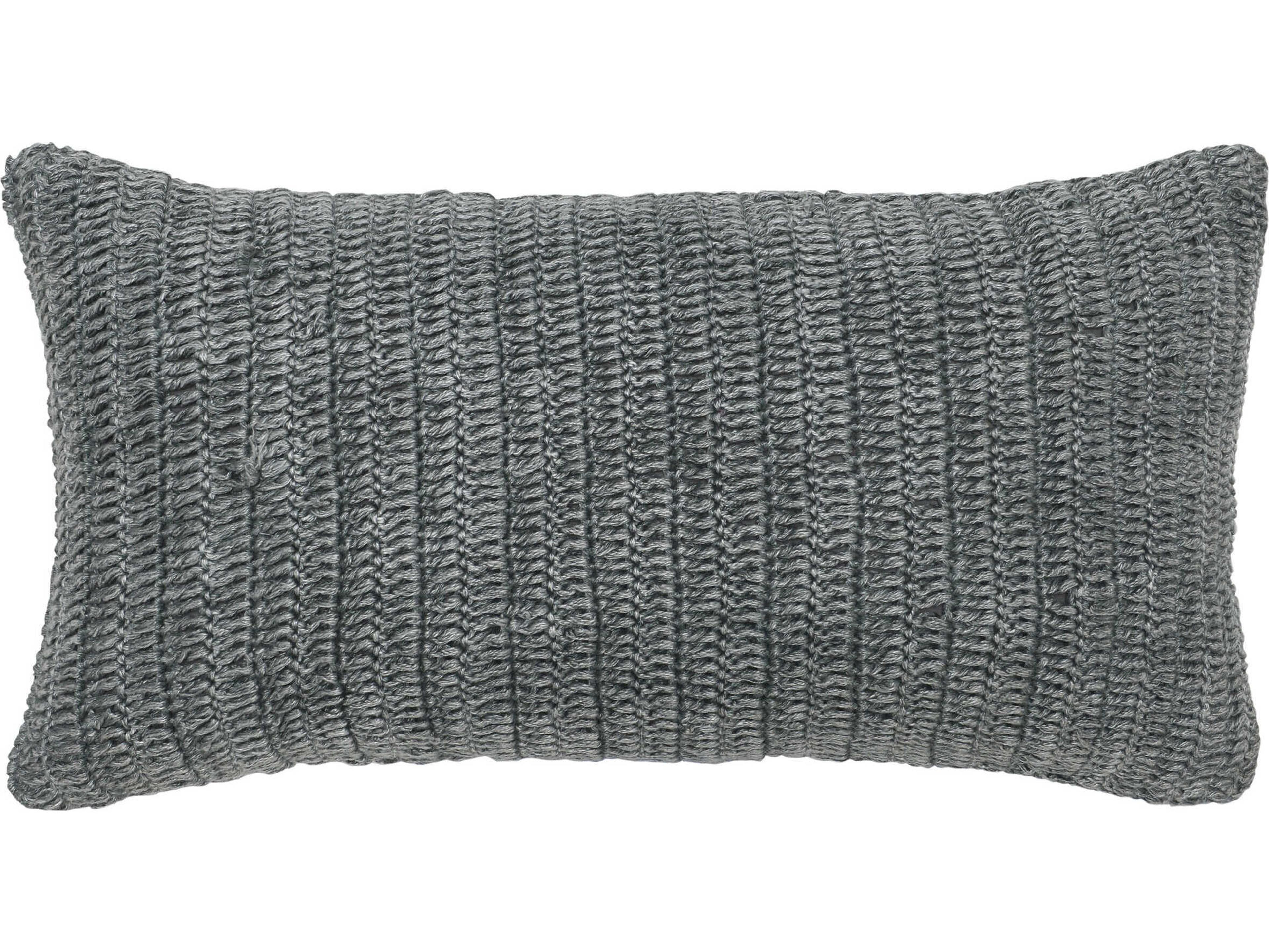 Villa by Classic Home Nakeya Gray Throw Pillow