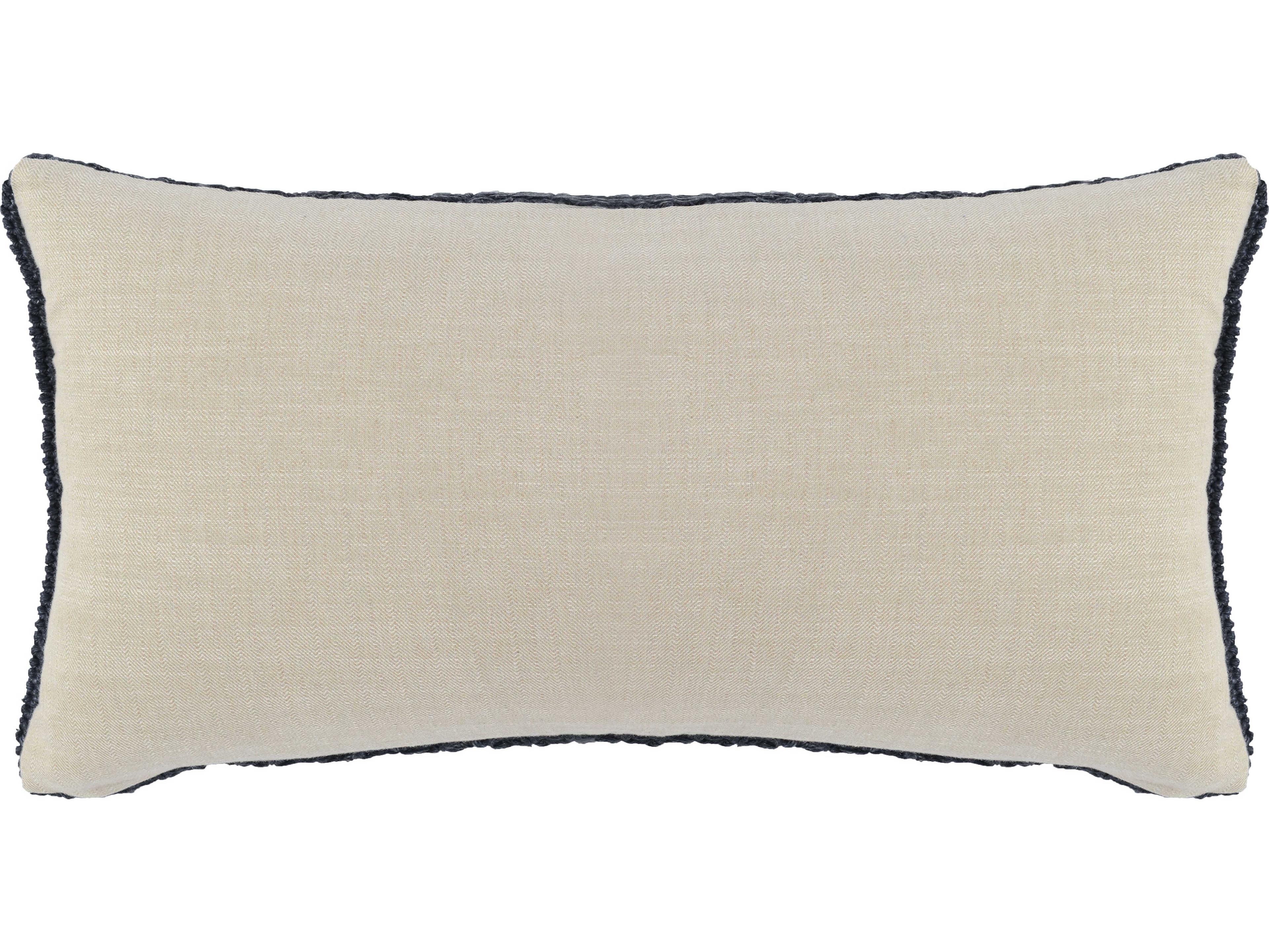 Villa by Classic Home Nakeya Gray Throw Pillow