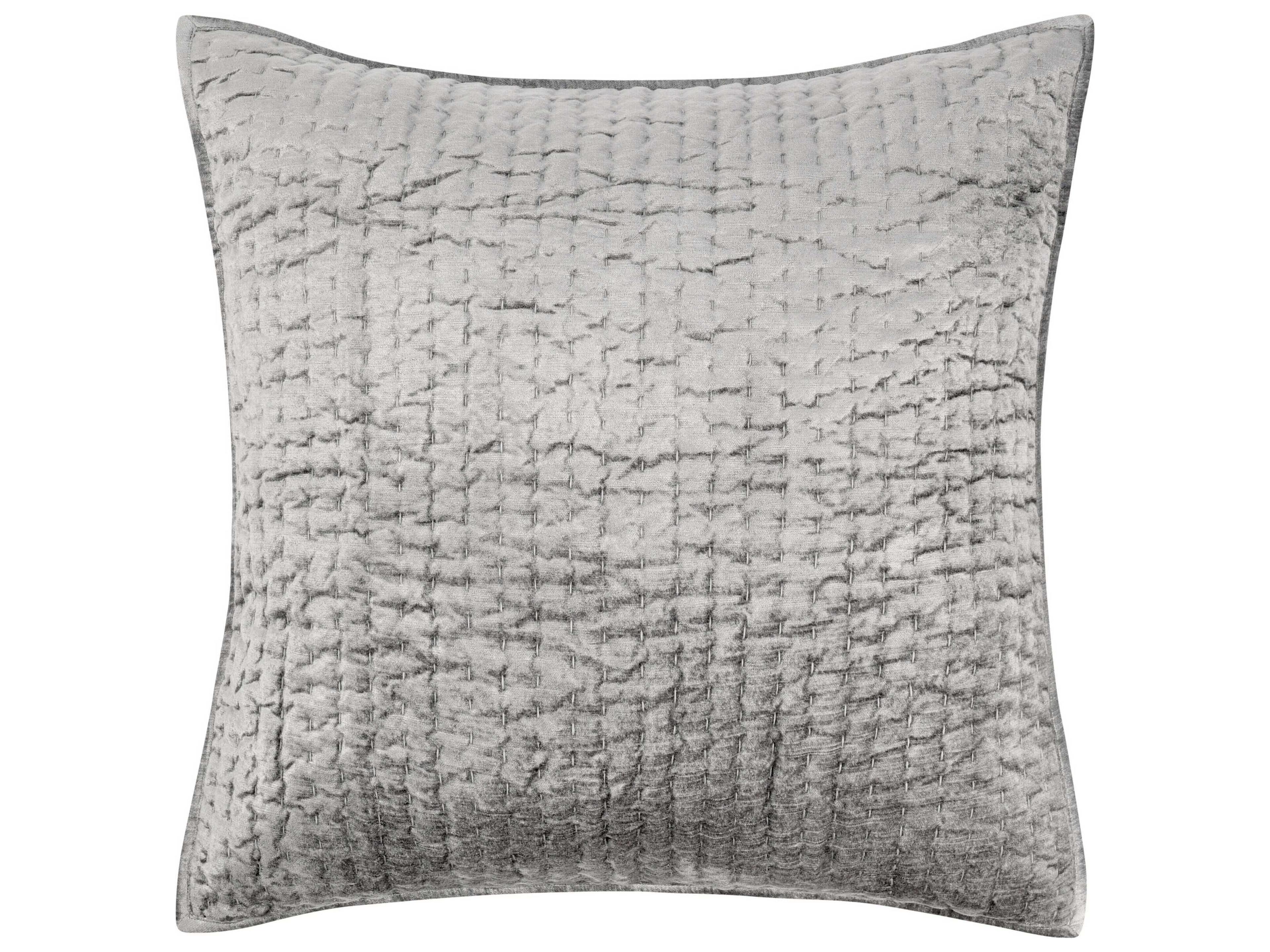 Villa by Classic Home Bari Gray Euro Sham