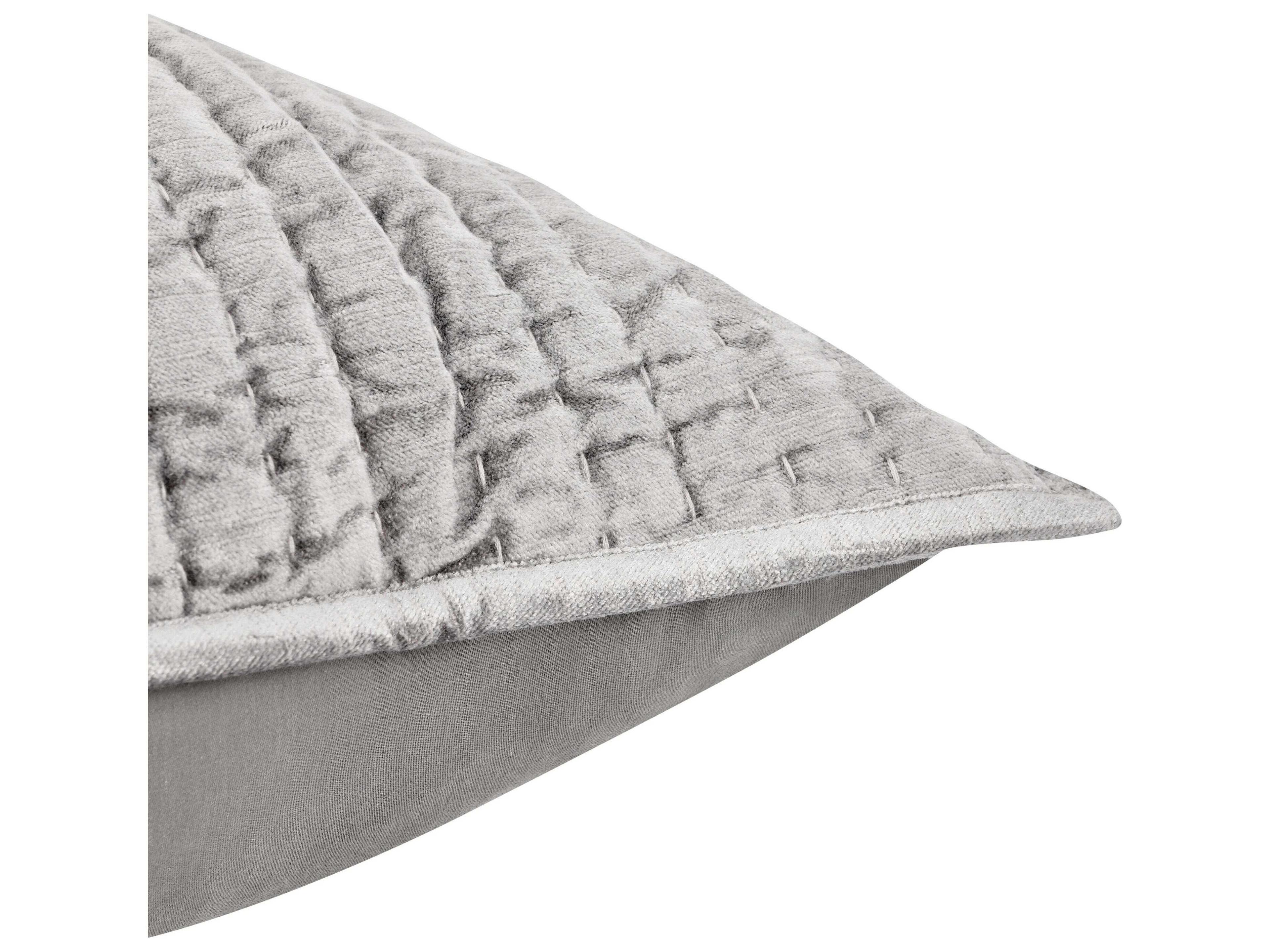 Villa by Classic Home Bari Gray Euro Sham