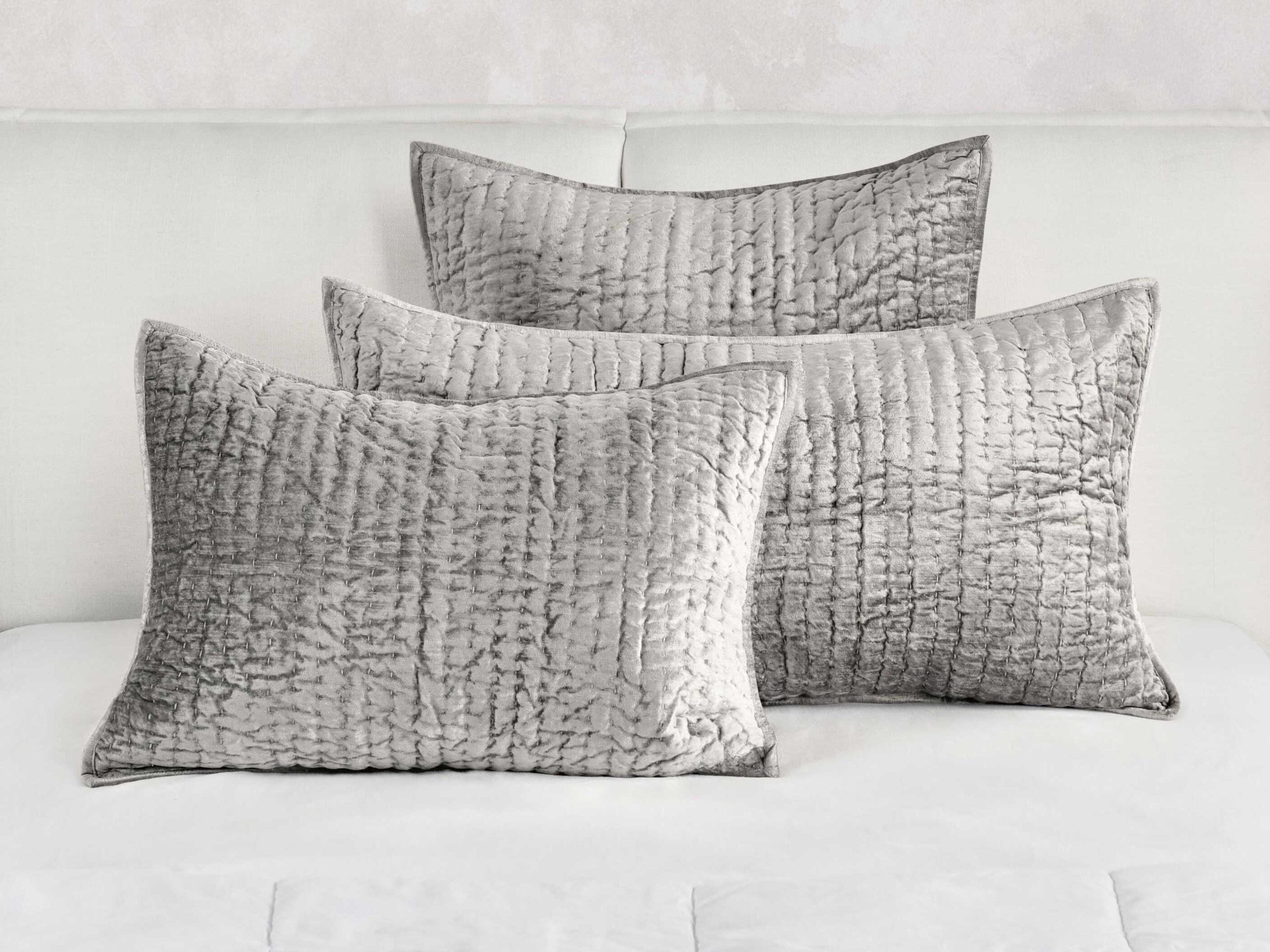 Villa by Classic Home Bari Gray Standard Sham