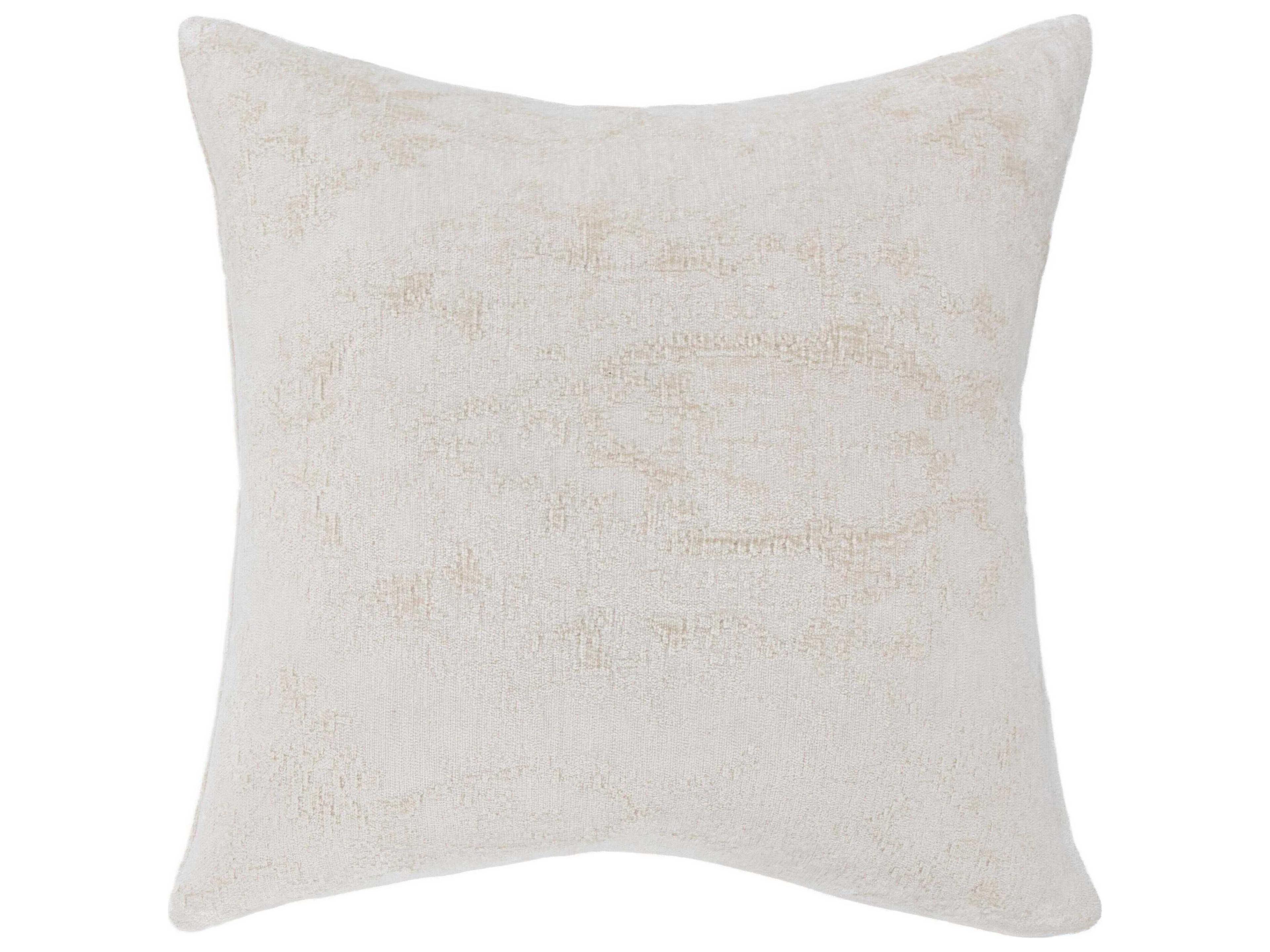 Doolin Ivory Throw Pillow