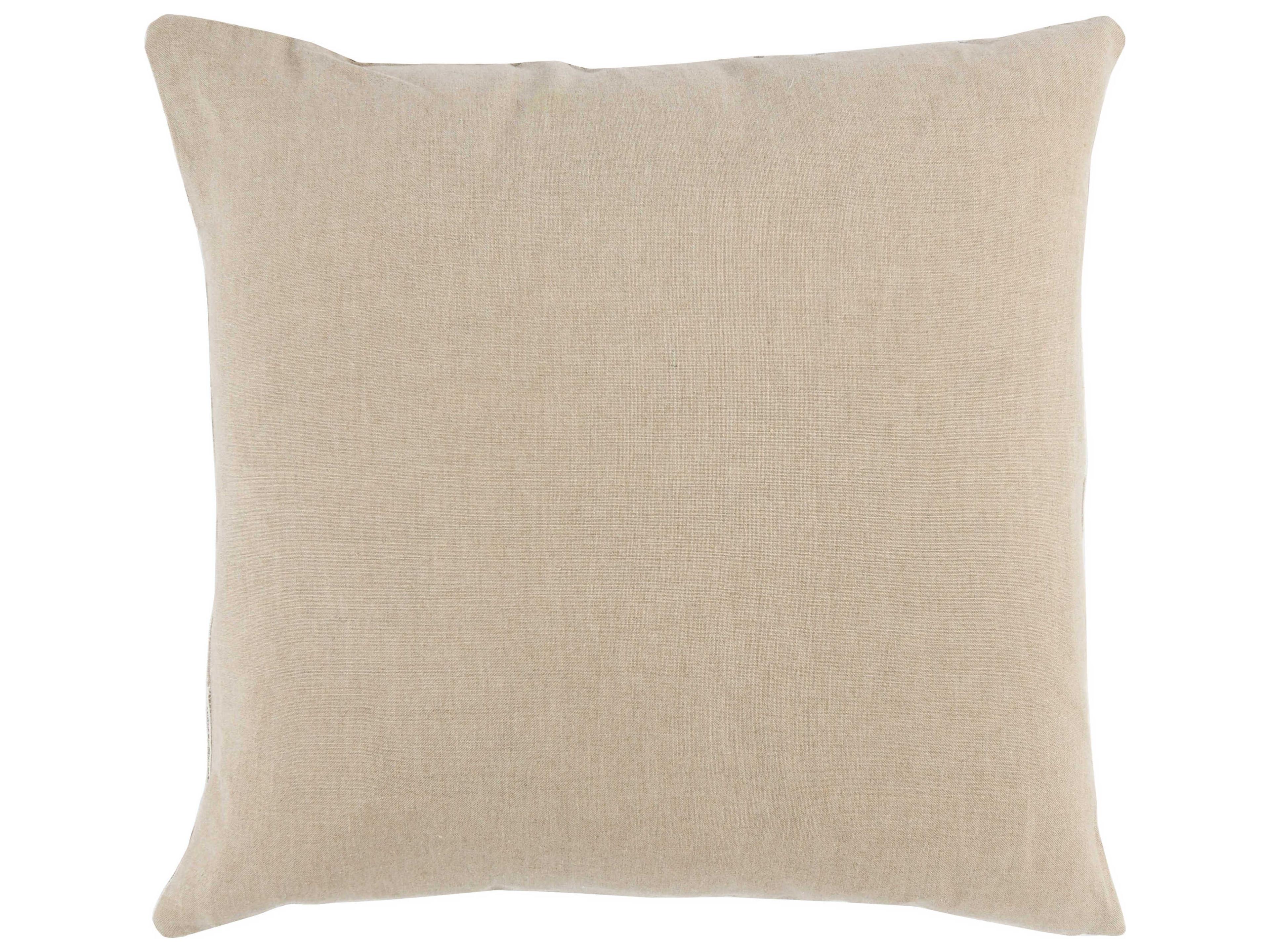 Villa by Classic Home Charlotte Ivory Natural Throw Pillow