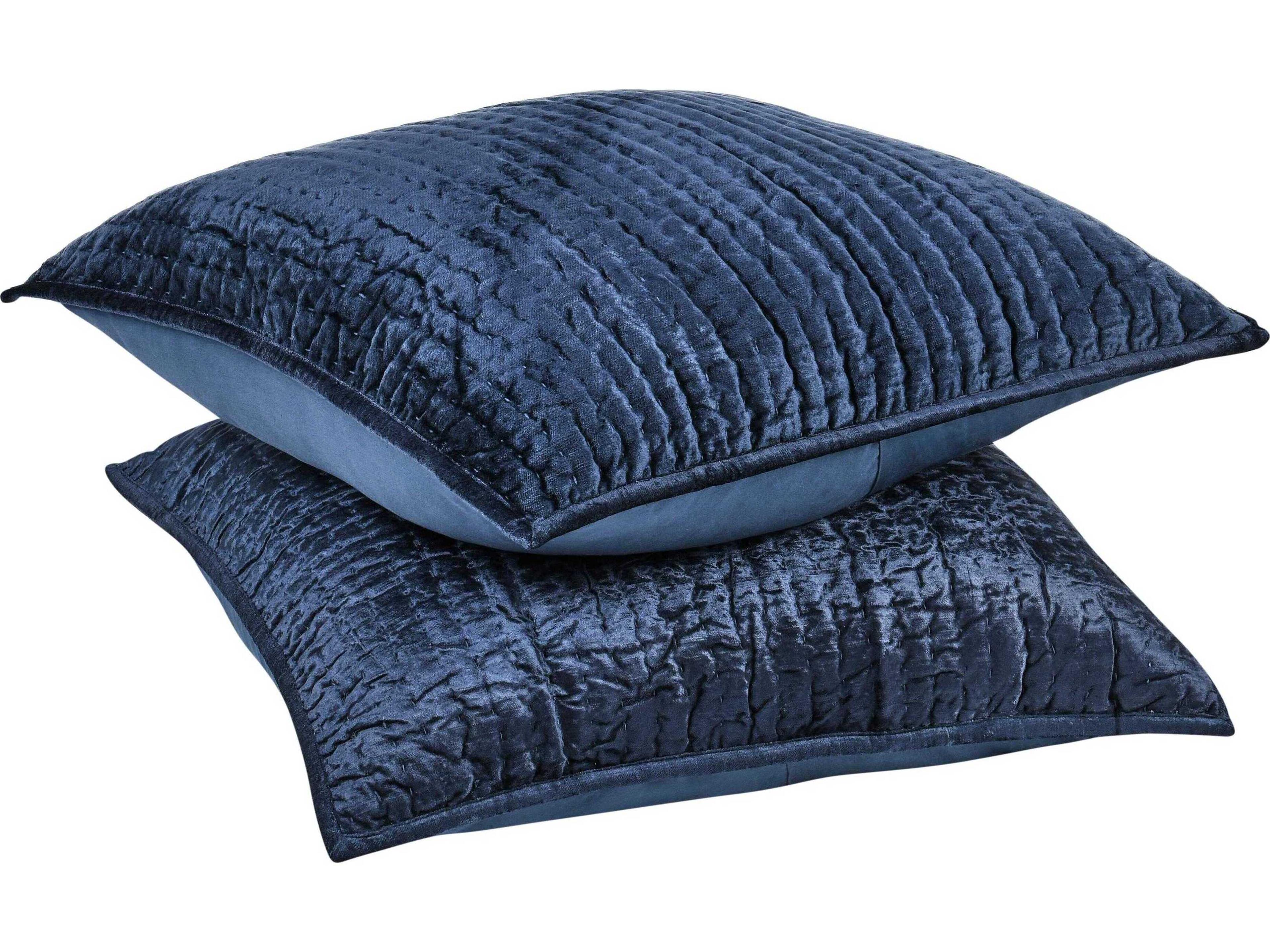 Villa by Classic Home Bari Ocean Blue Euro Sham