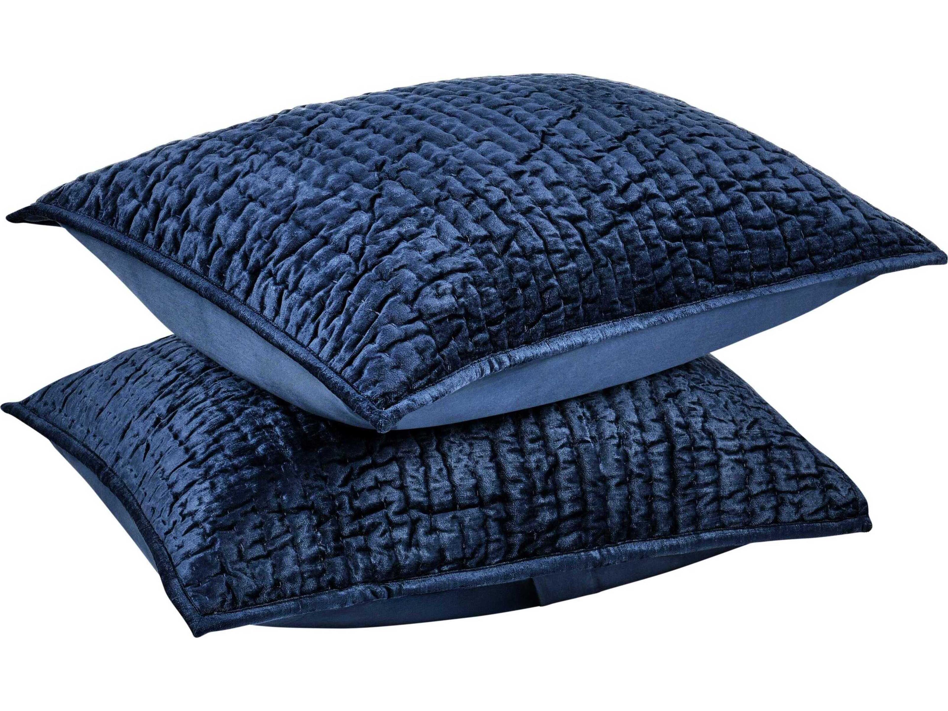 Villa by Classic Home Bari Ocean Blue Standard Sham